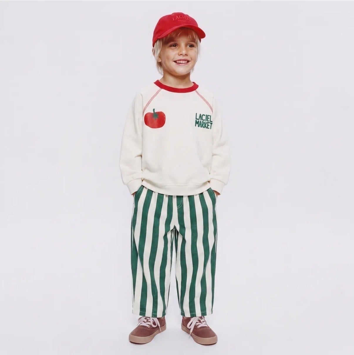 LA'CIEL PARİS TOMATO SWEATSHIRT JEAN TAKIM