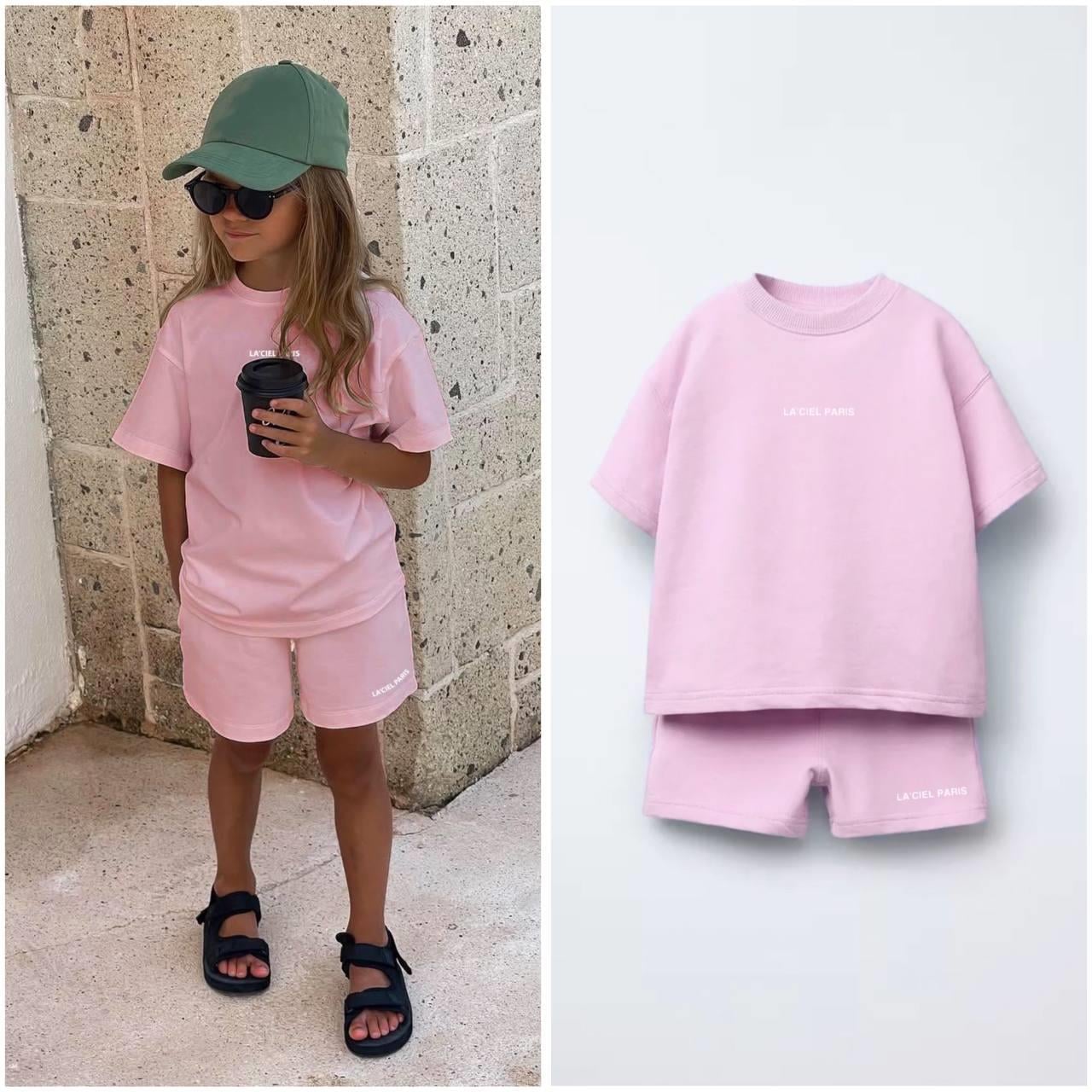 LA'CIEL UNISEX BASIC TSHIRT ŞORT TAKIM