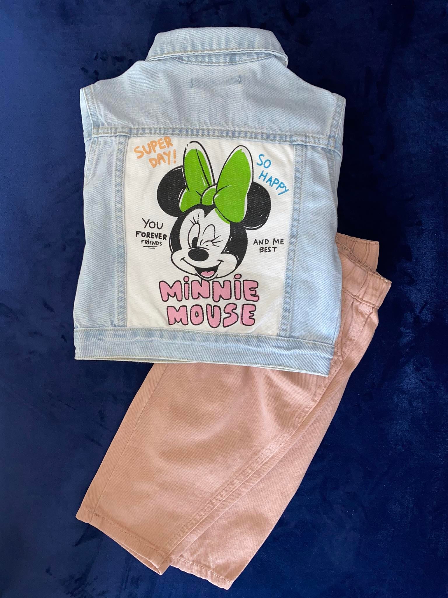 Minnie Mouse Denim Ceket