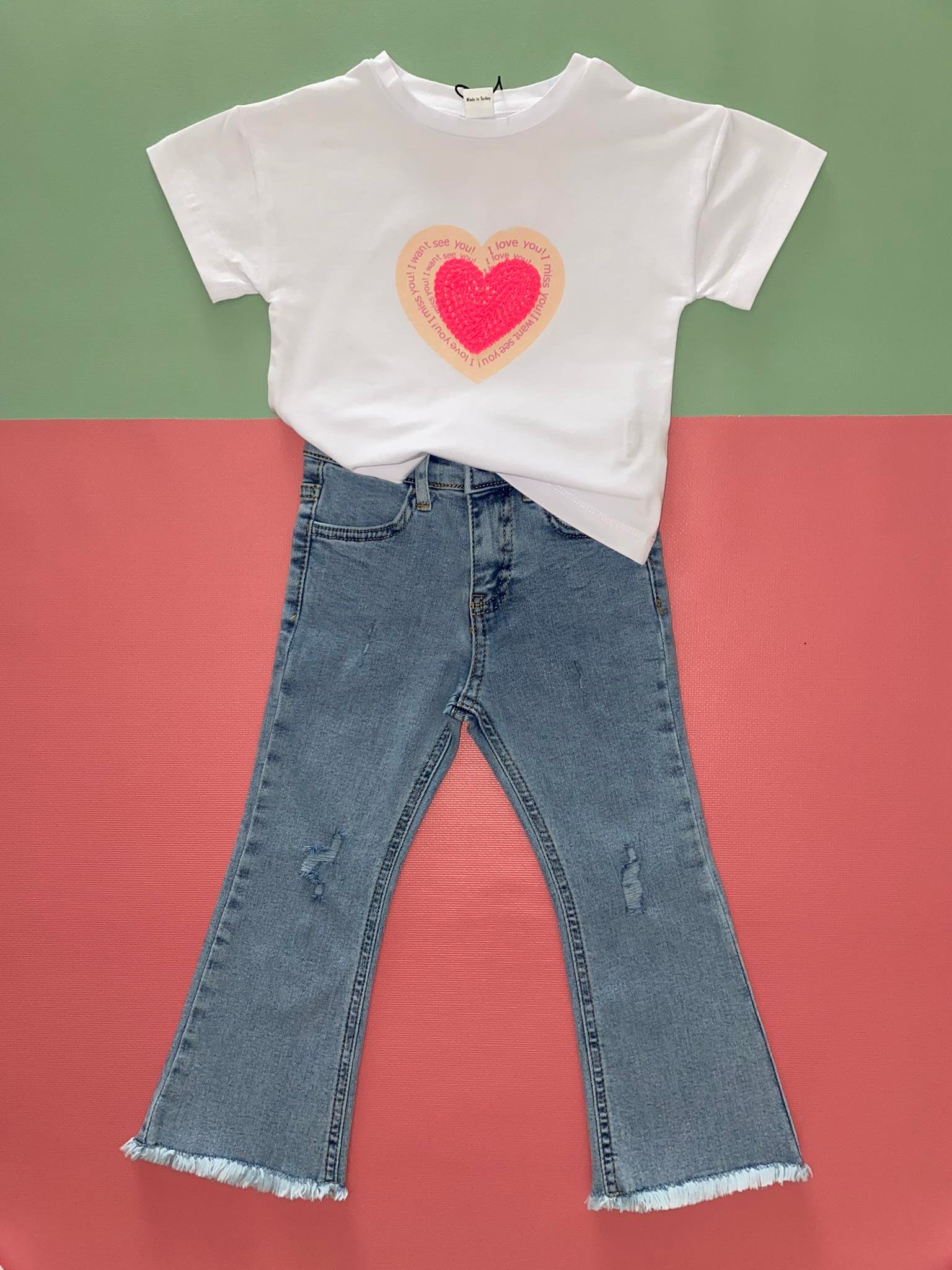 Paça Detaylı İspanyol Jean