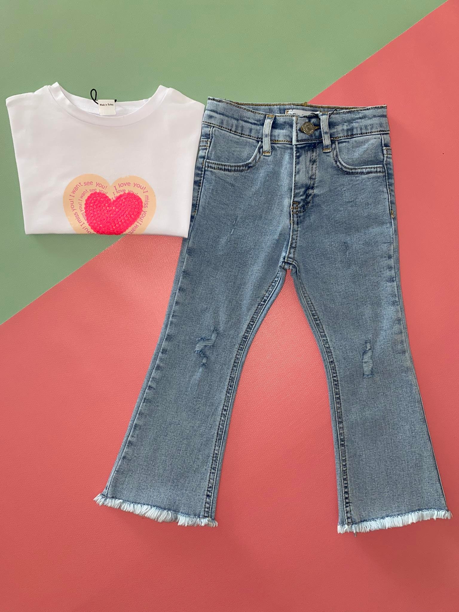 Paça Detaylı İspanyol Jean