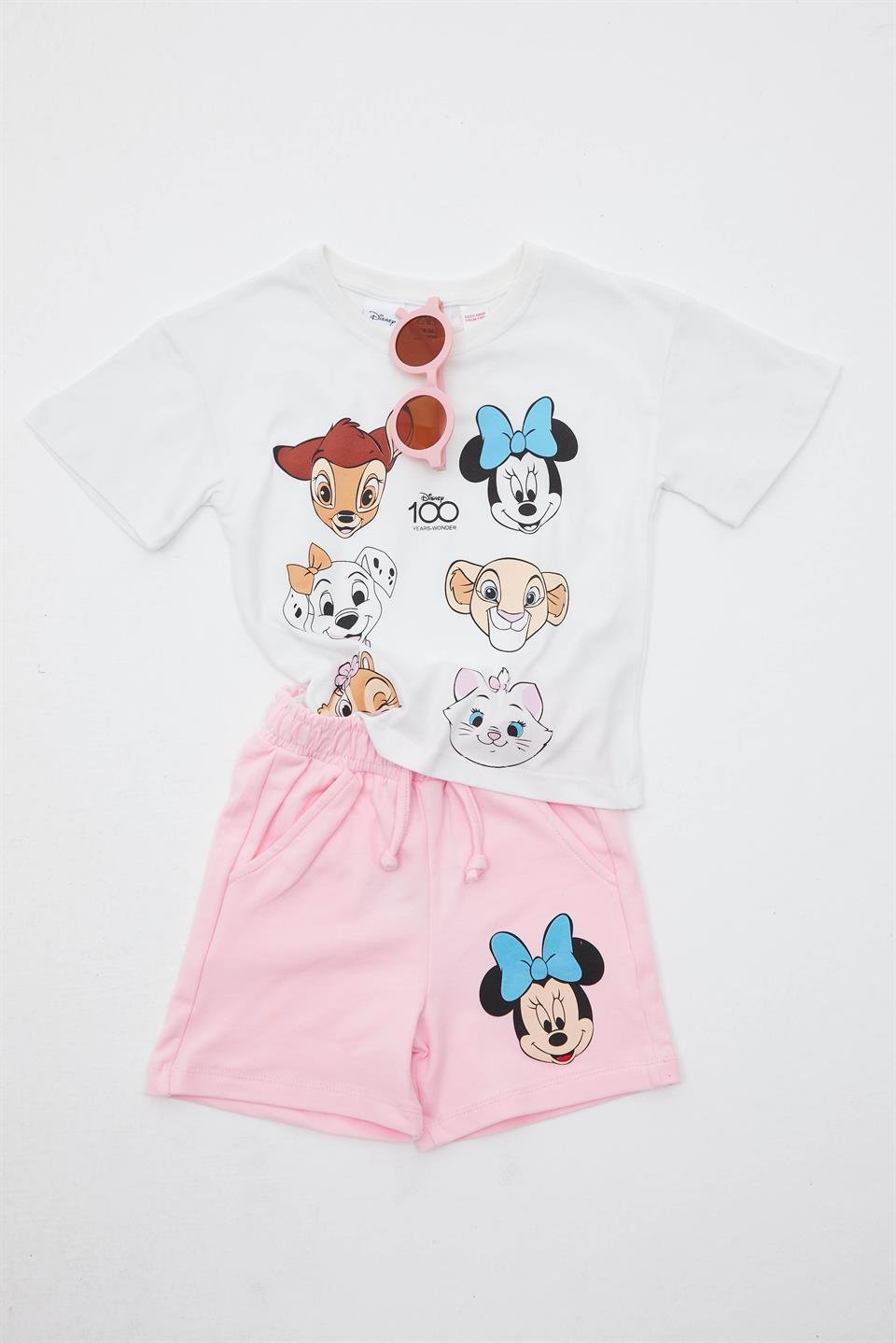 Pembe Şortlu Minnie Takım