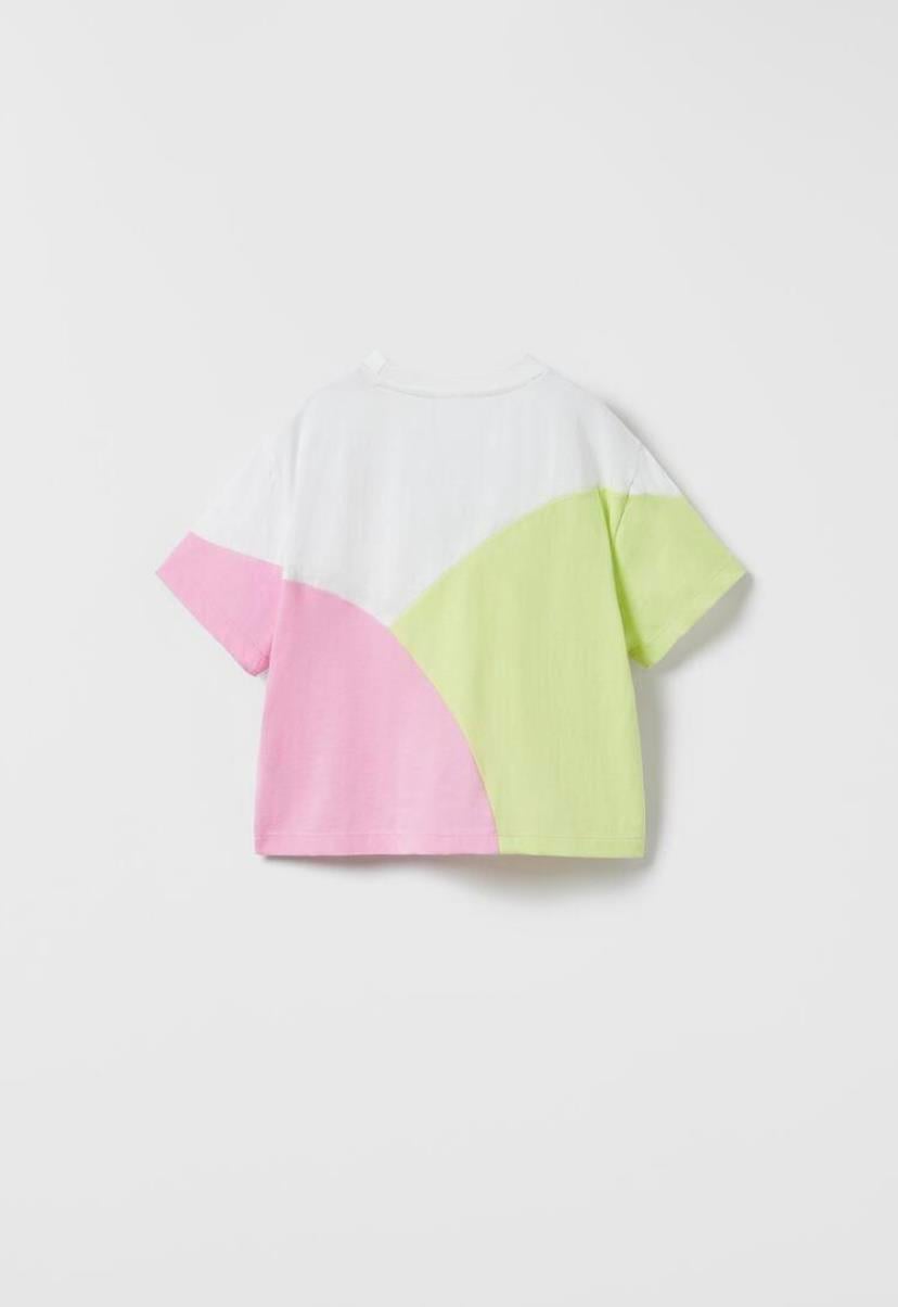 Renk Bloklu Şortlu Takım