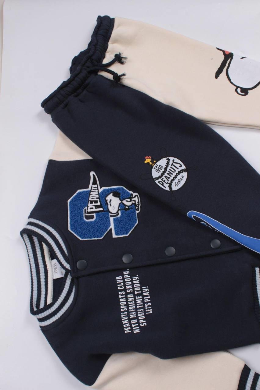 Snoopy Bomber Ceketli Takım