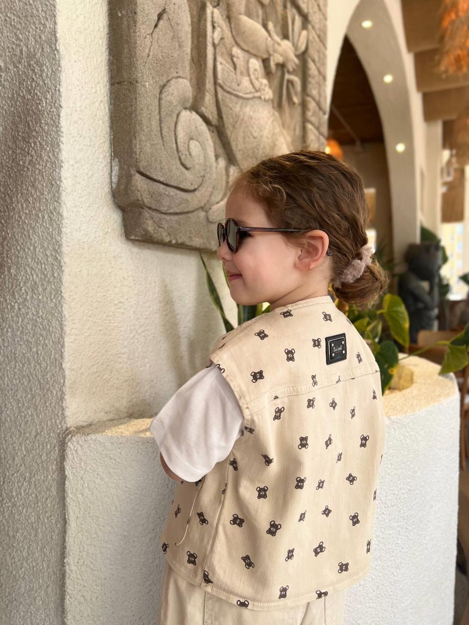 TEDDY BEAR DENİM YELEK