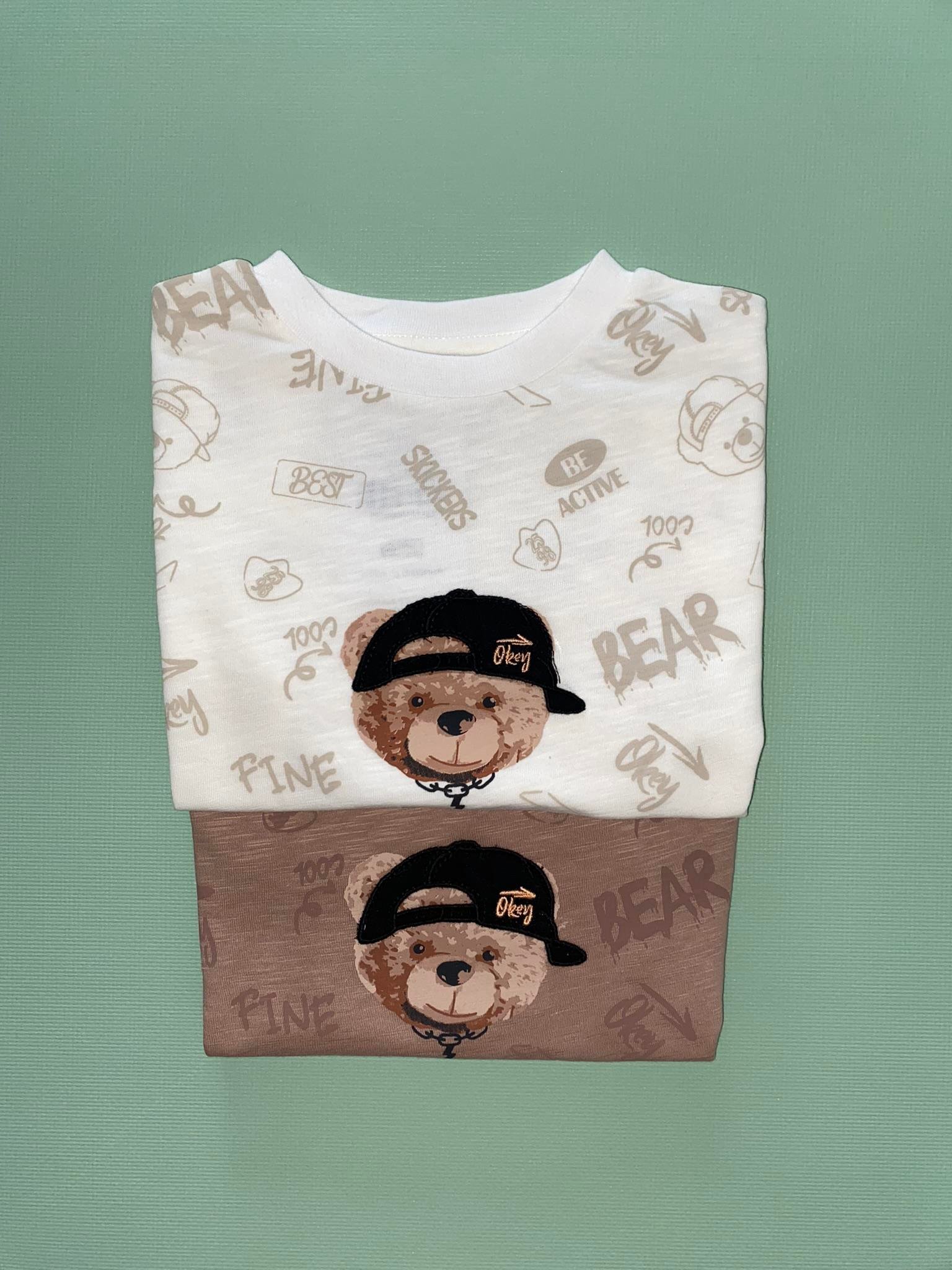 Teddy Bear Tshirt (Bej)
