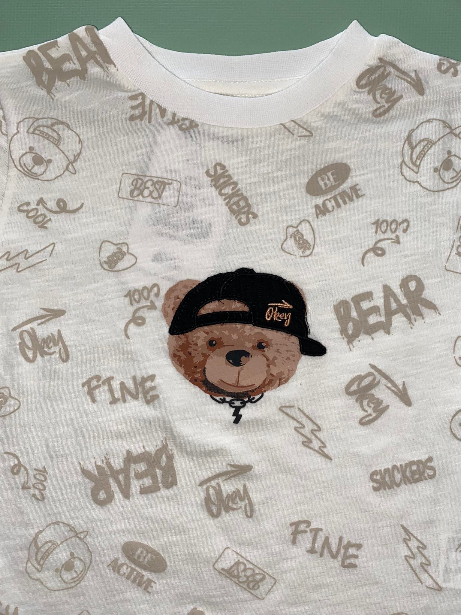Teddy Bear Tshirt (Bej)