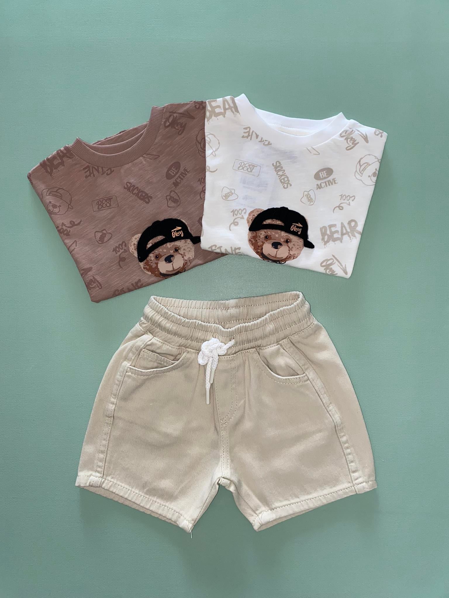 Teddy Bear Tshirt (Çikolata)