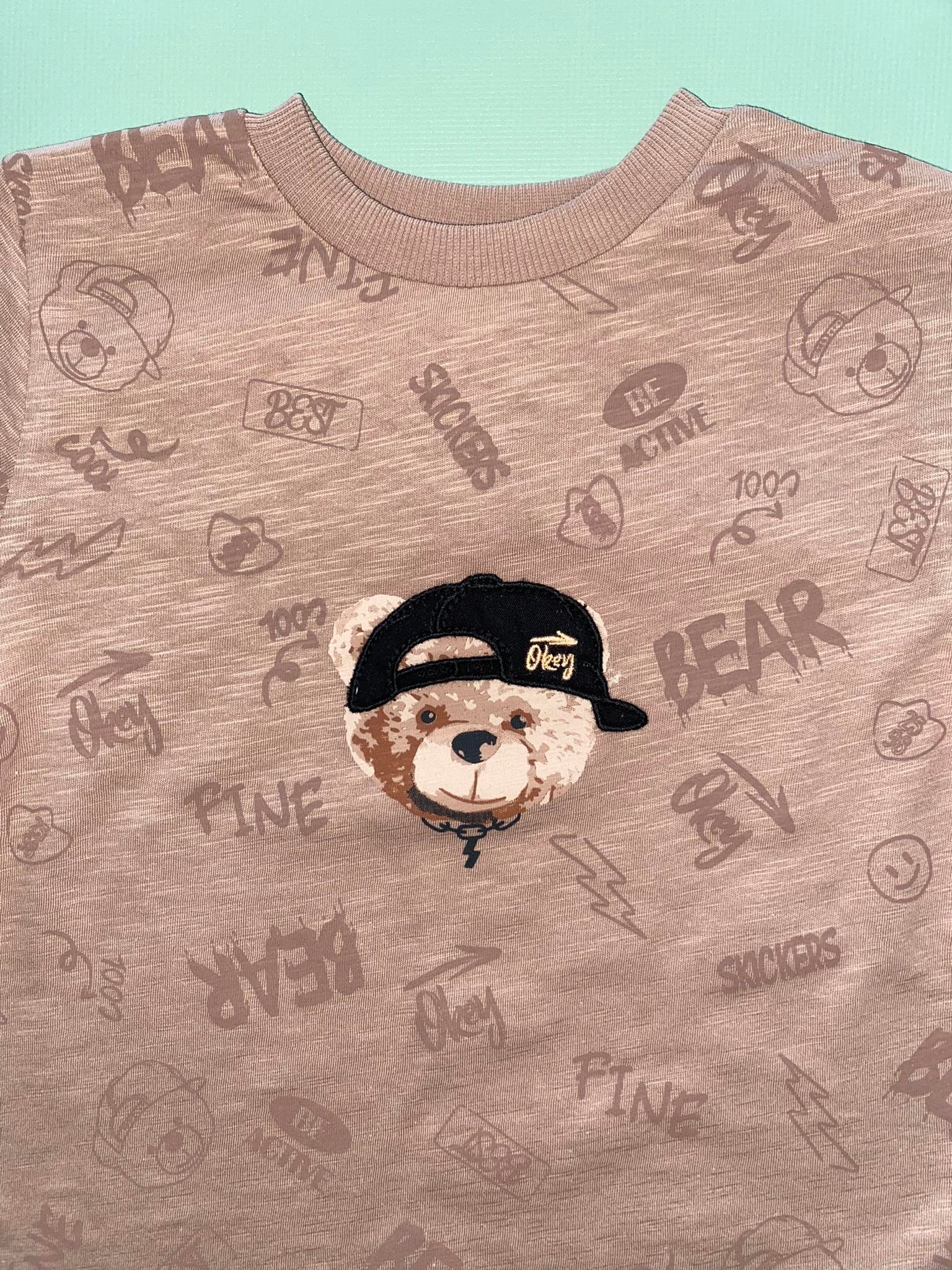 Teddy Bear Tshirt (Çikolata)