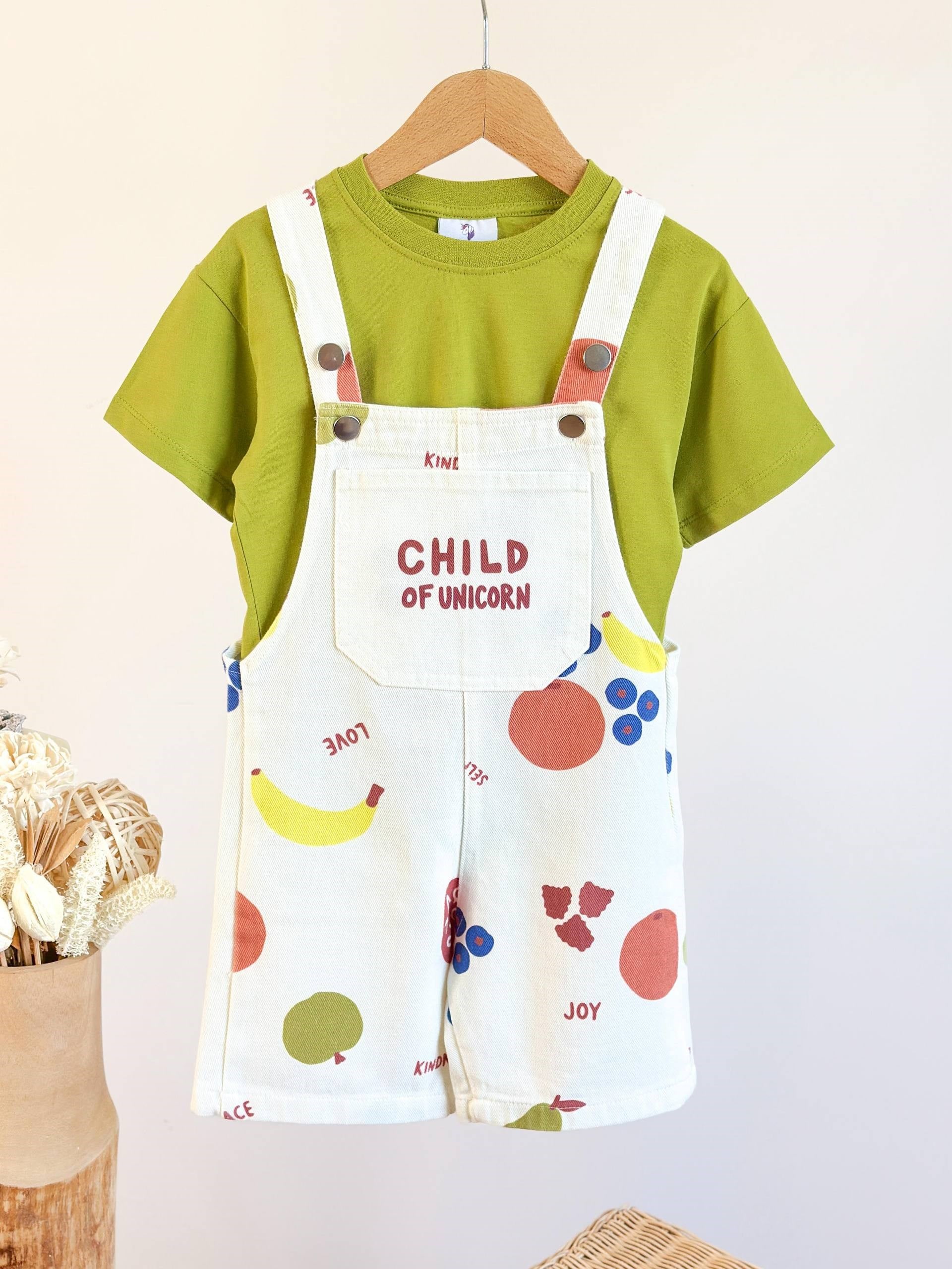 UNICORN FRUITS & SMILE SALOPET TAKIM  