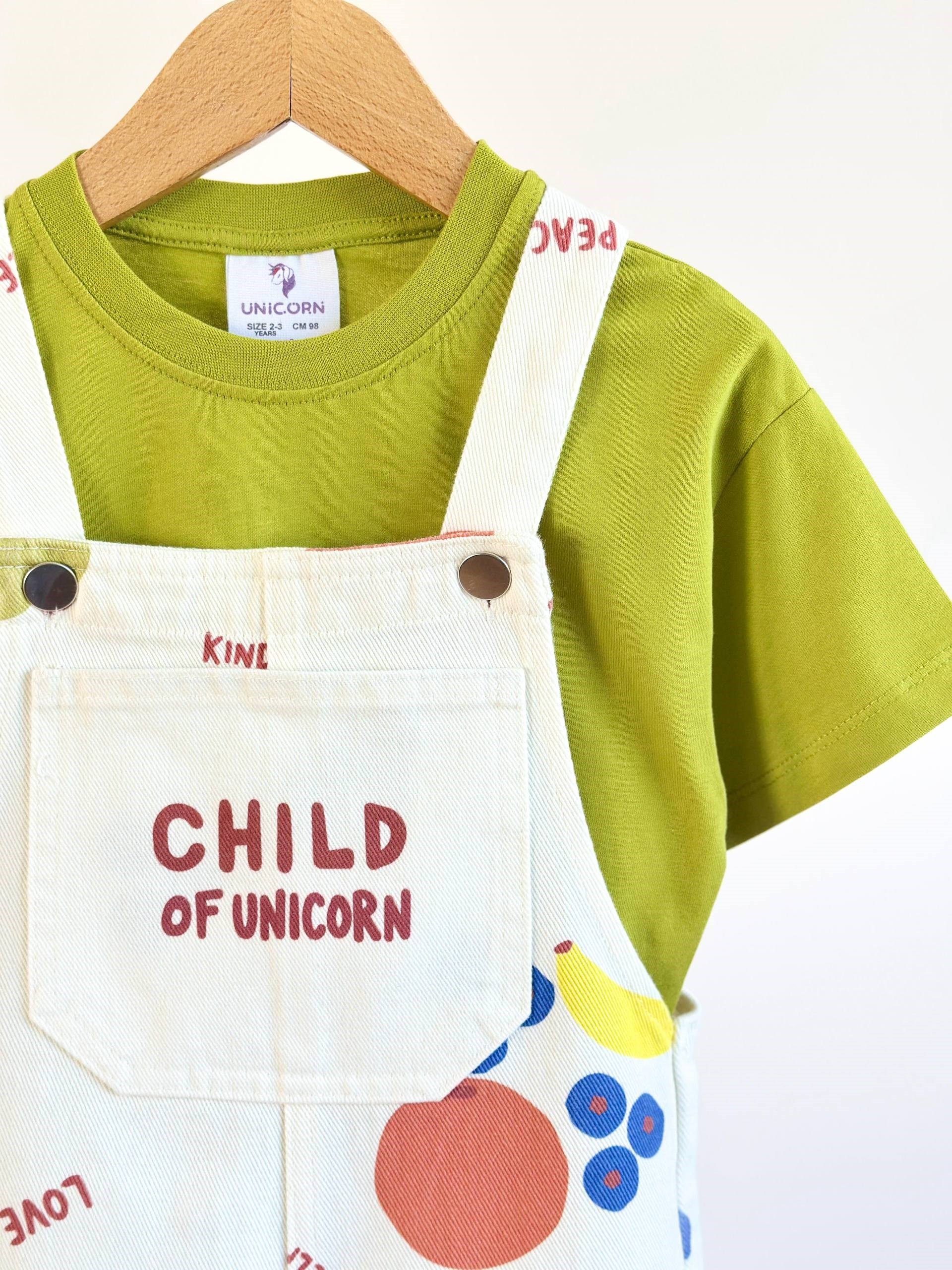 UNICORN FRUITS & SMILE SALOPET TAKIM  
