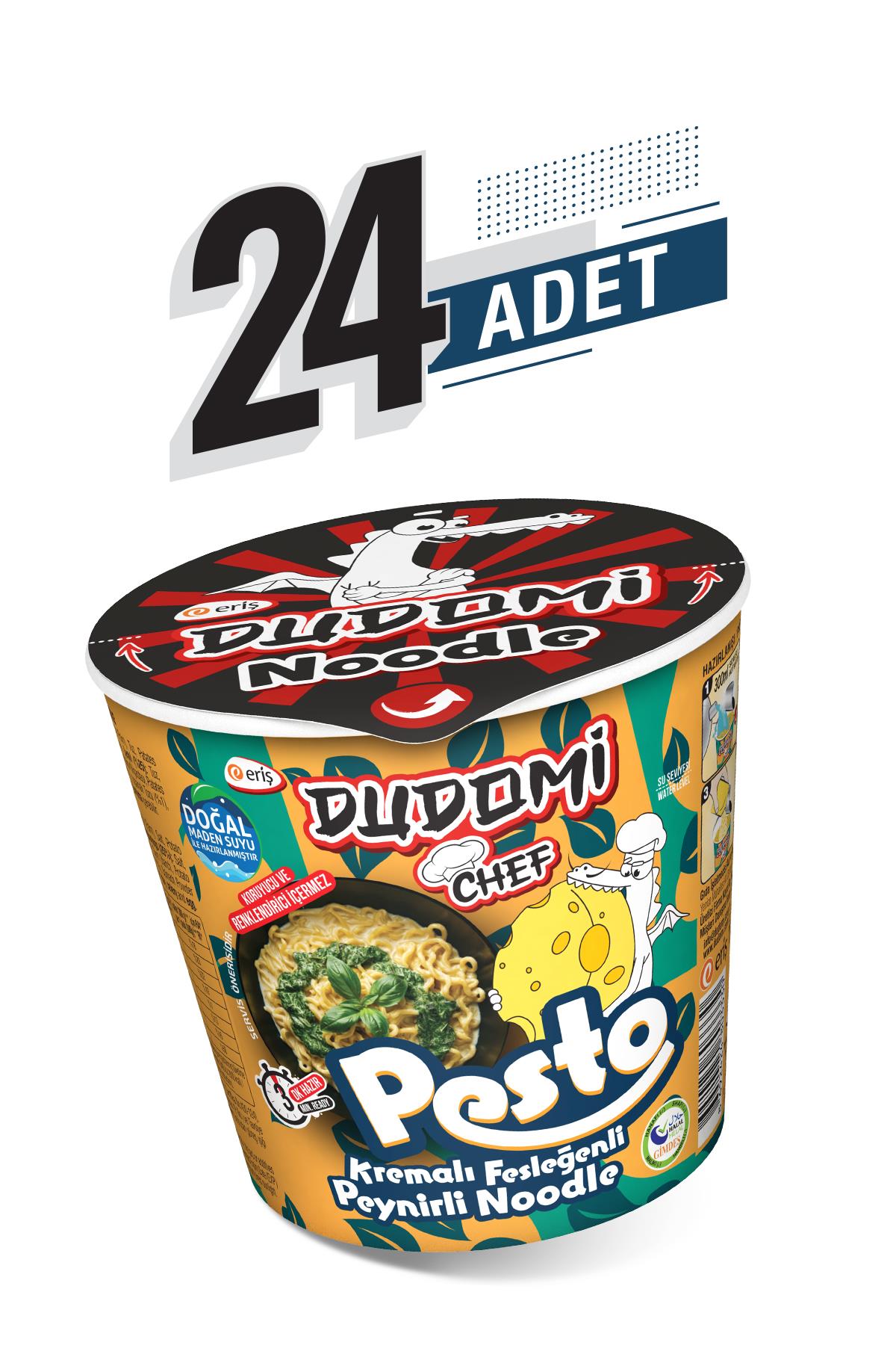 Dudomi 24'lü Pesto Noodle Bardak 24x80 Gr