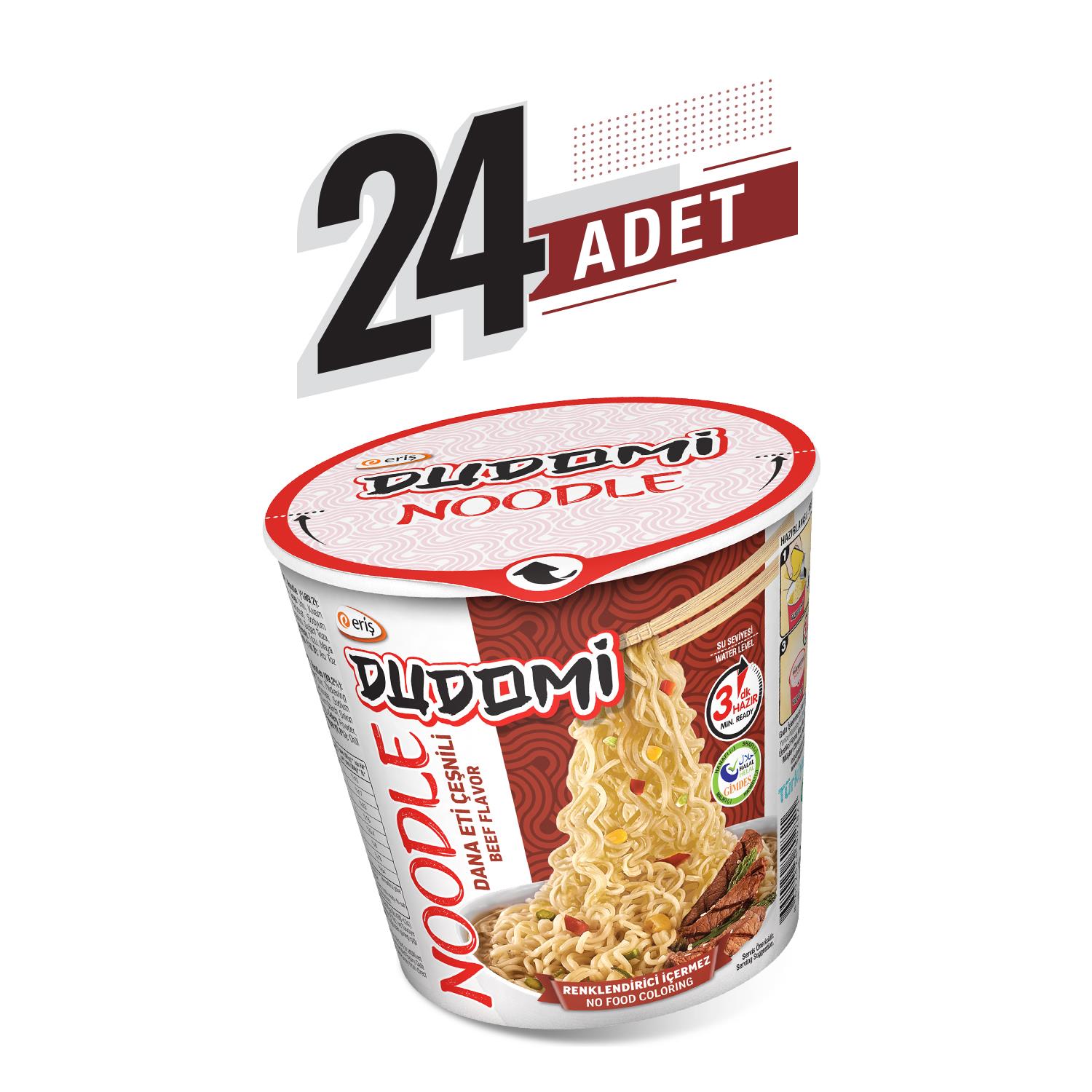 Dudomi Dana Eti Çeşnili Noodle Bardak 60 Gr.