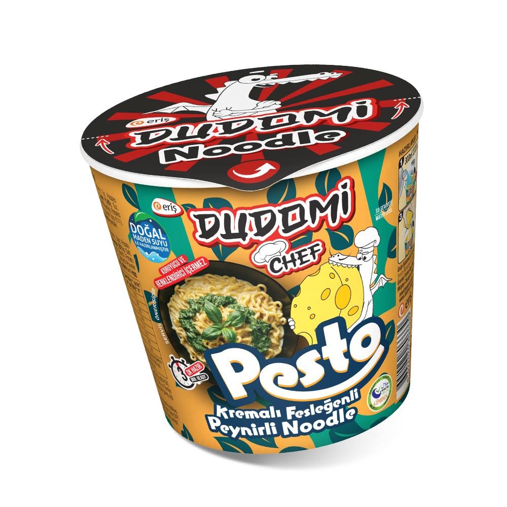Dudomi Pesto Noodle Bardak 80 Gr.