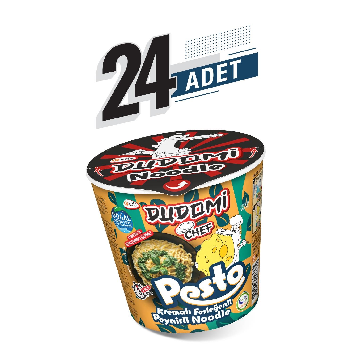 Dudomi Pesto Noodle Bardak 80 Gr.