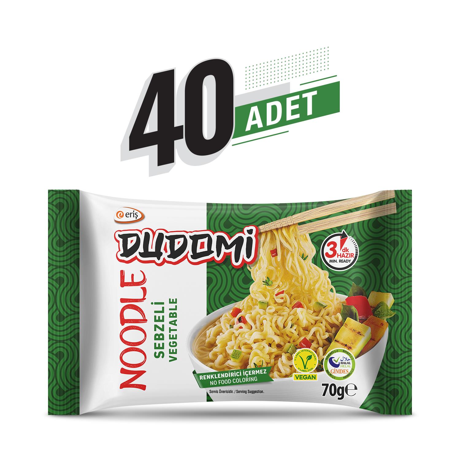 Dudomi Sebzeli Noodle Poşet 70 Gr.