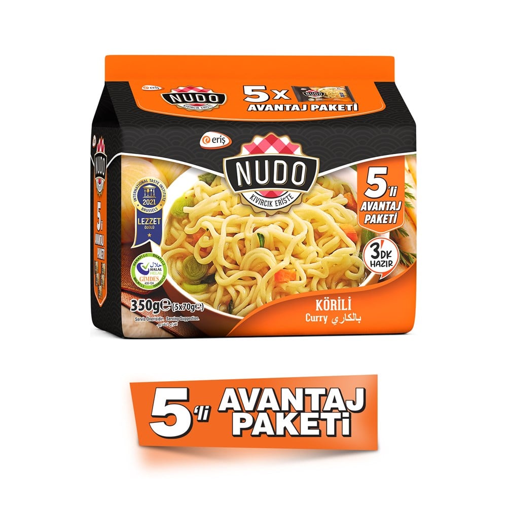 Nudo Körili Noodle Poşet 70 Gr.