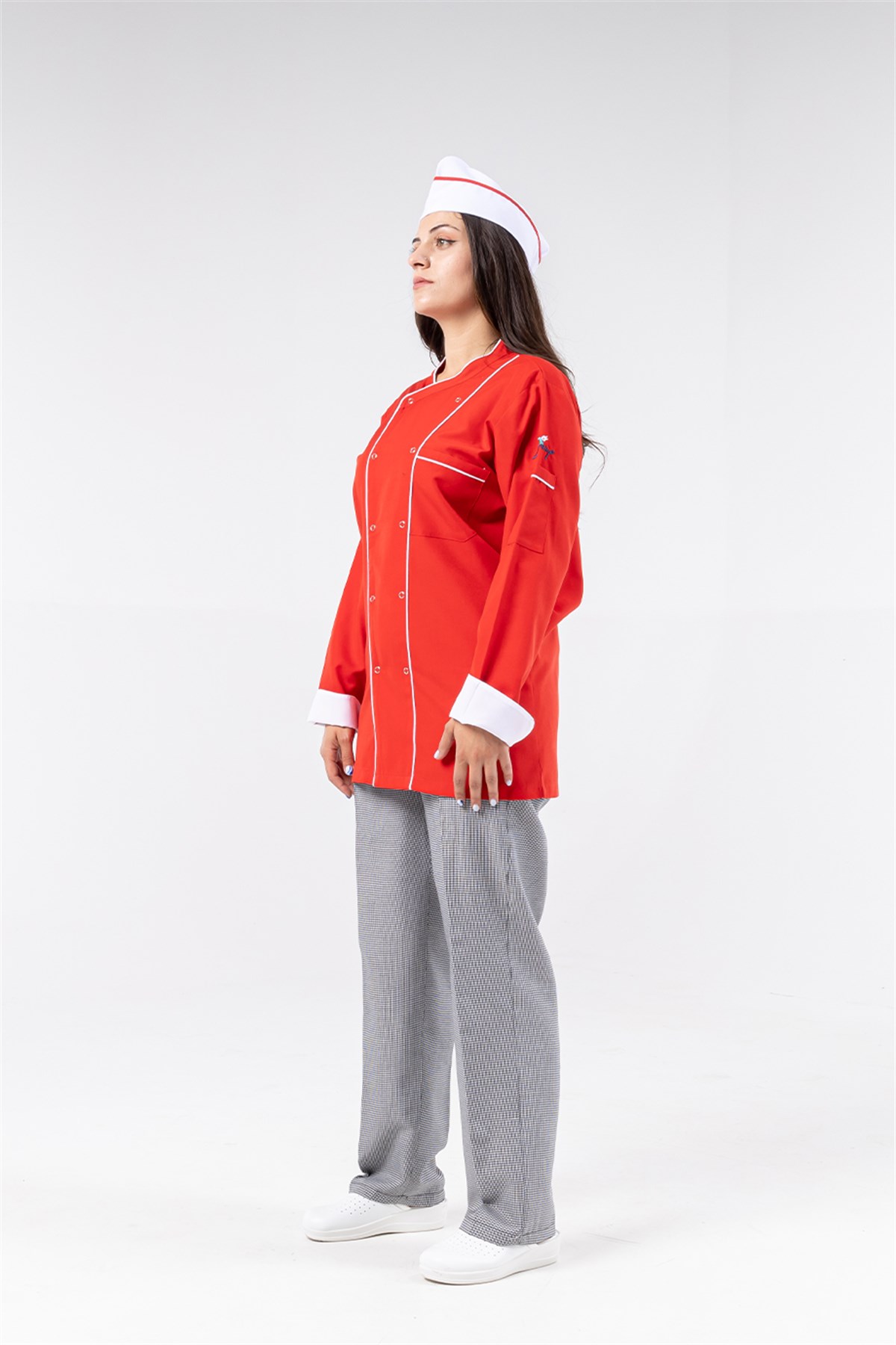 Kırmızı Aşçı Takımı (Bandanalı) 