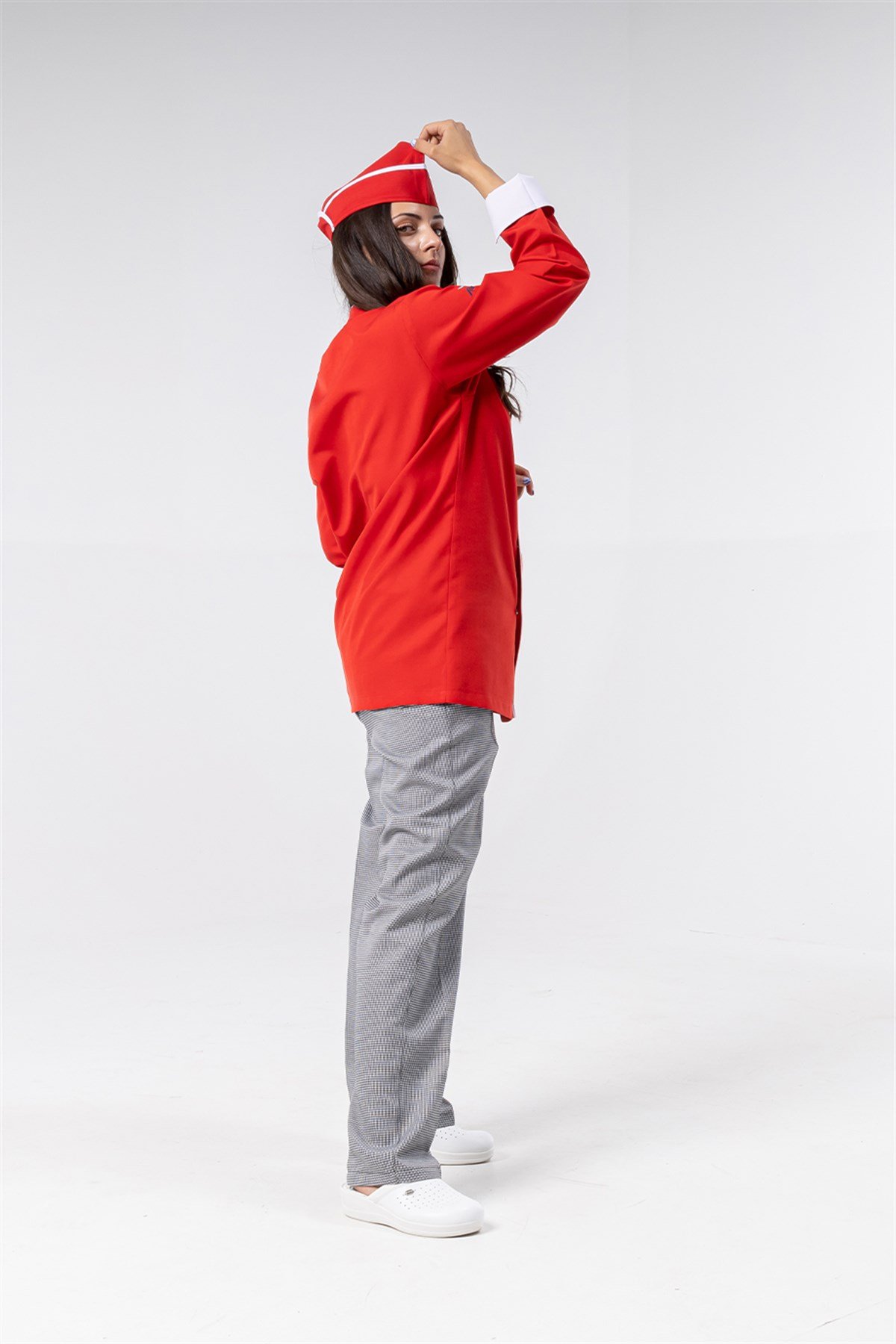 Kırmızı Aşçı Takımı (Bandanalı) 