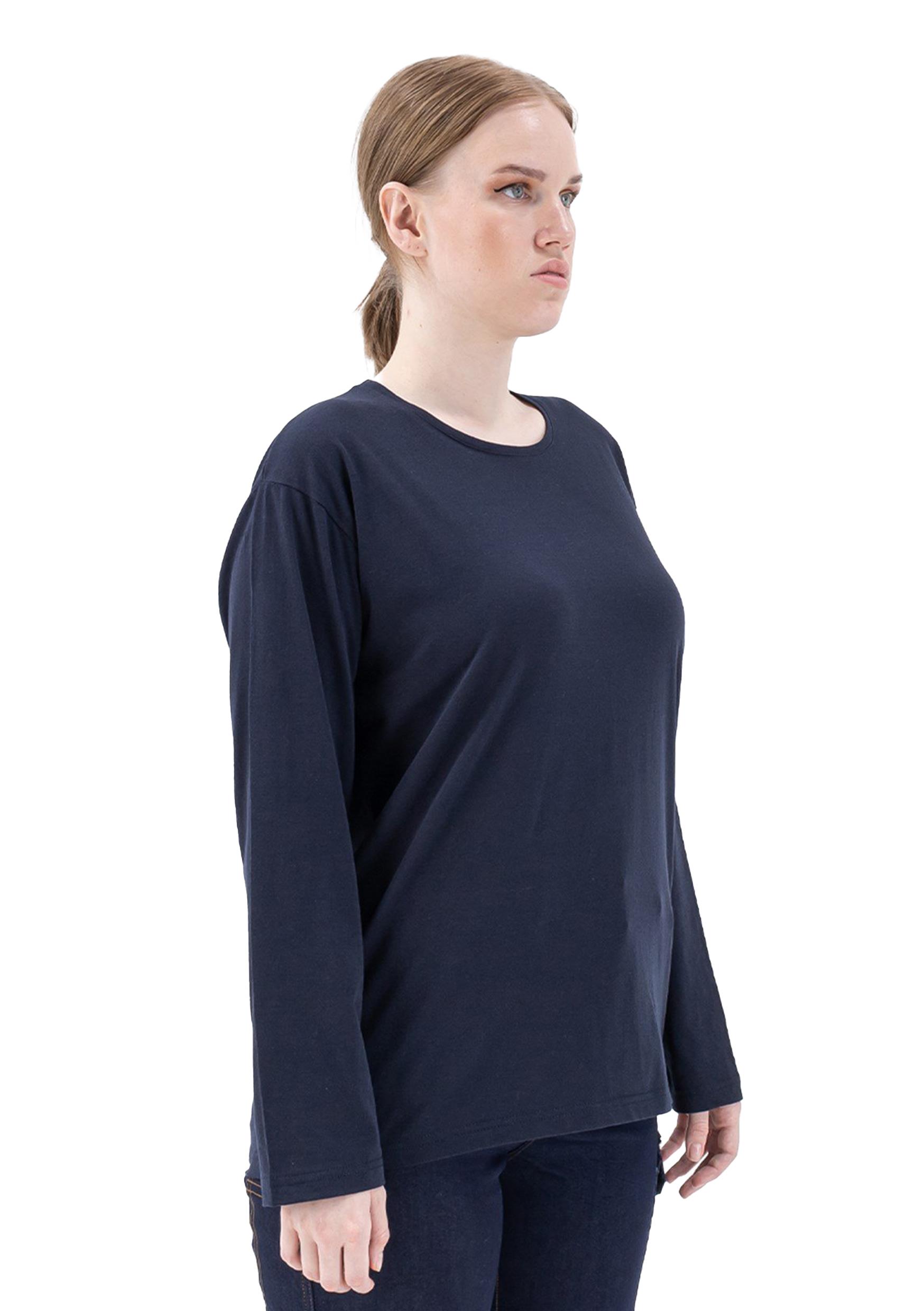 Regular Basic Uzun Kol Bisiklet Yaka T-Shirt  - Lacivert, Regular Basic Uzun Kol Bisiklet Yaka T-Shirt  - Lacivert - Concept Alina (İş Elbisesi, İş Kıyafetleri, Yanmaz İş Elbisesi, Yanmaz İş Kıyafeti, Alev Almaz İş Elbisesi, Toptan, Üreticileri, İmalatçıları, Konya, İstanbul, Kocaceli, Gebze), Outlet