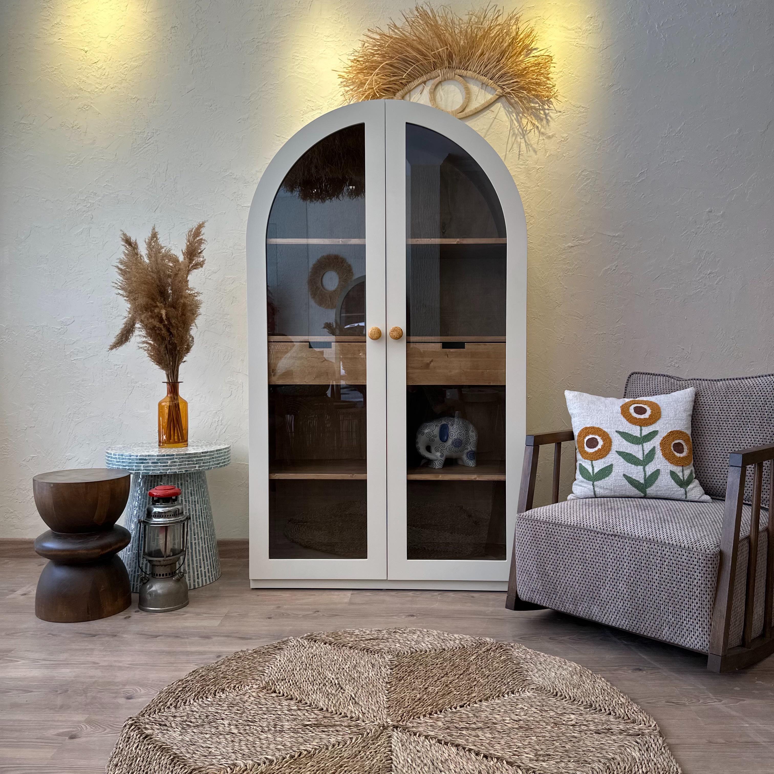  Etiwood Dome Büfe- Yeşil Etiwood Dome BüfeAhşap Büfeler Etiwood Dome Büfe- Yeşil