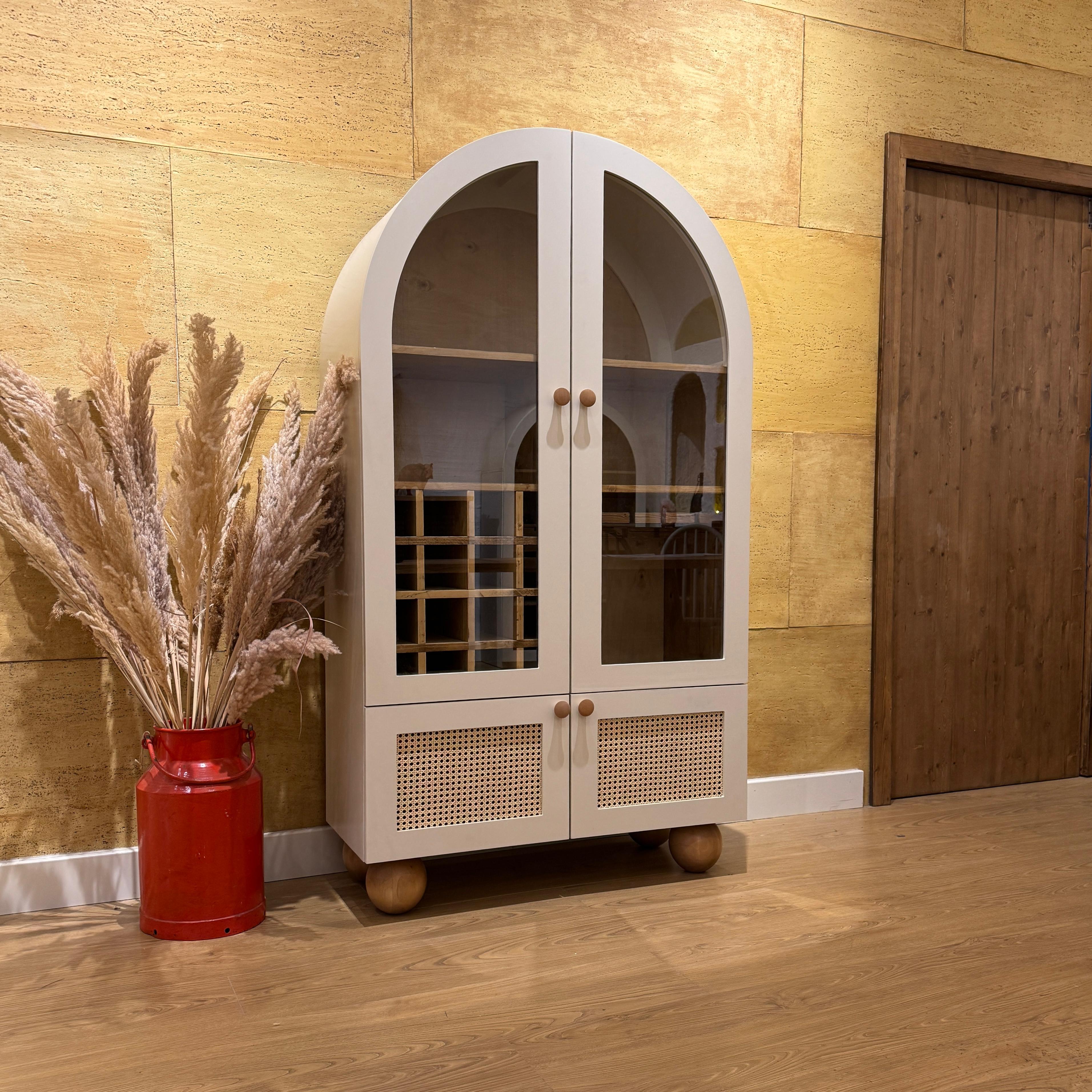 Etiwood Şaraplıklı Dome BüfeEtiwood Şaraplıklı Dome BüfeAhşap BüfelerEtiwood Şaraplıklı Dome Büfe