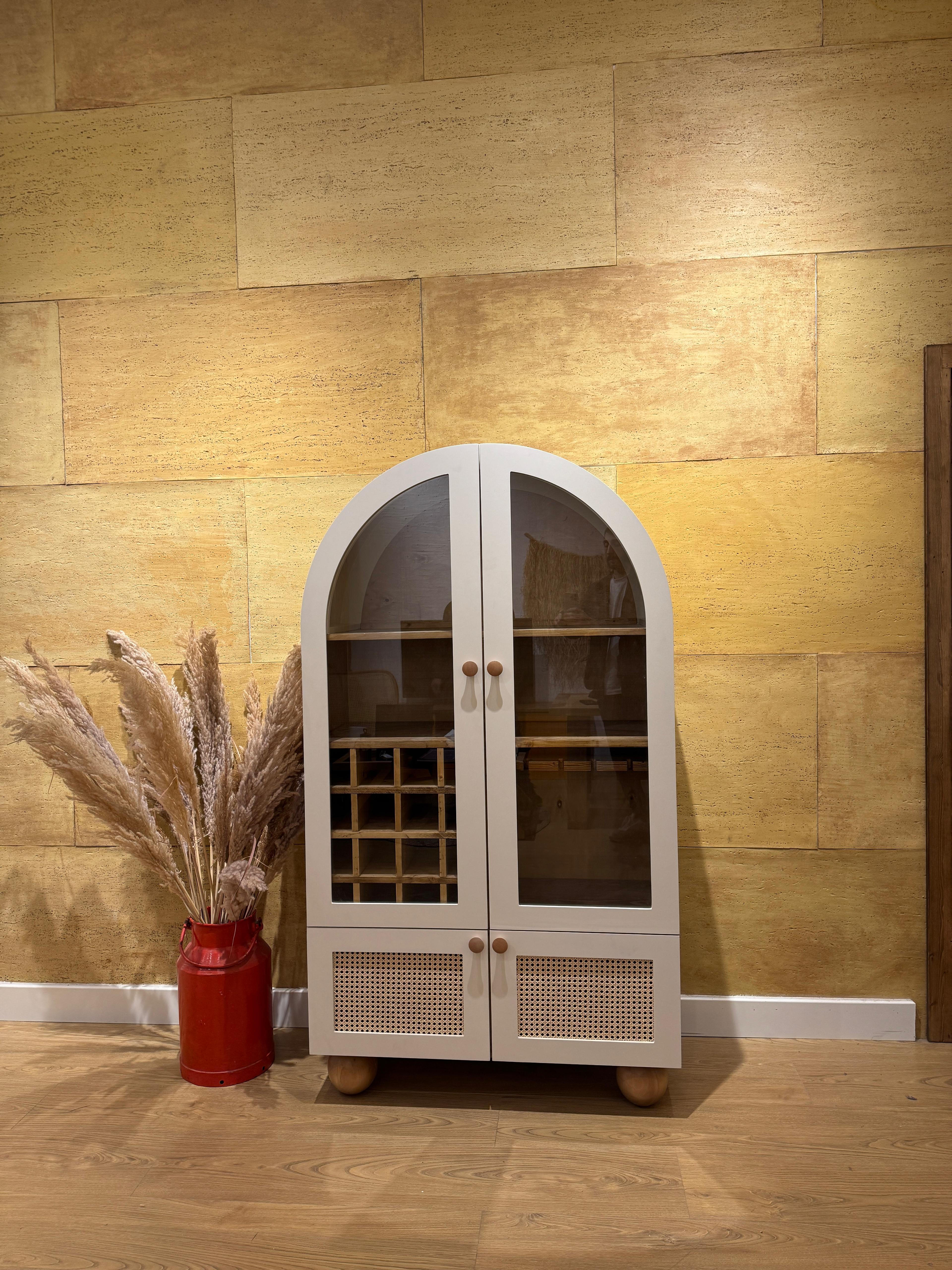 Etiwood Şaraplıklı Dome BüfeEtiwood Şaraplıklı Dome BüfeAhşap BüfelerEtiwood Şaraplıklı Dome Büfe