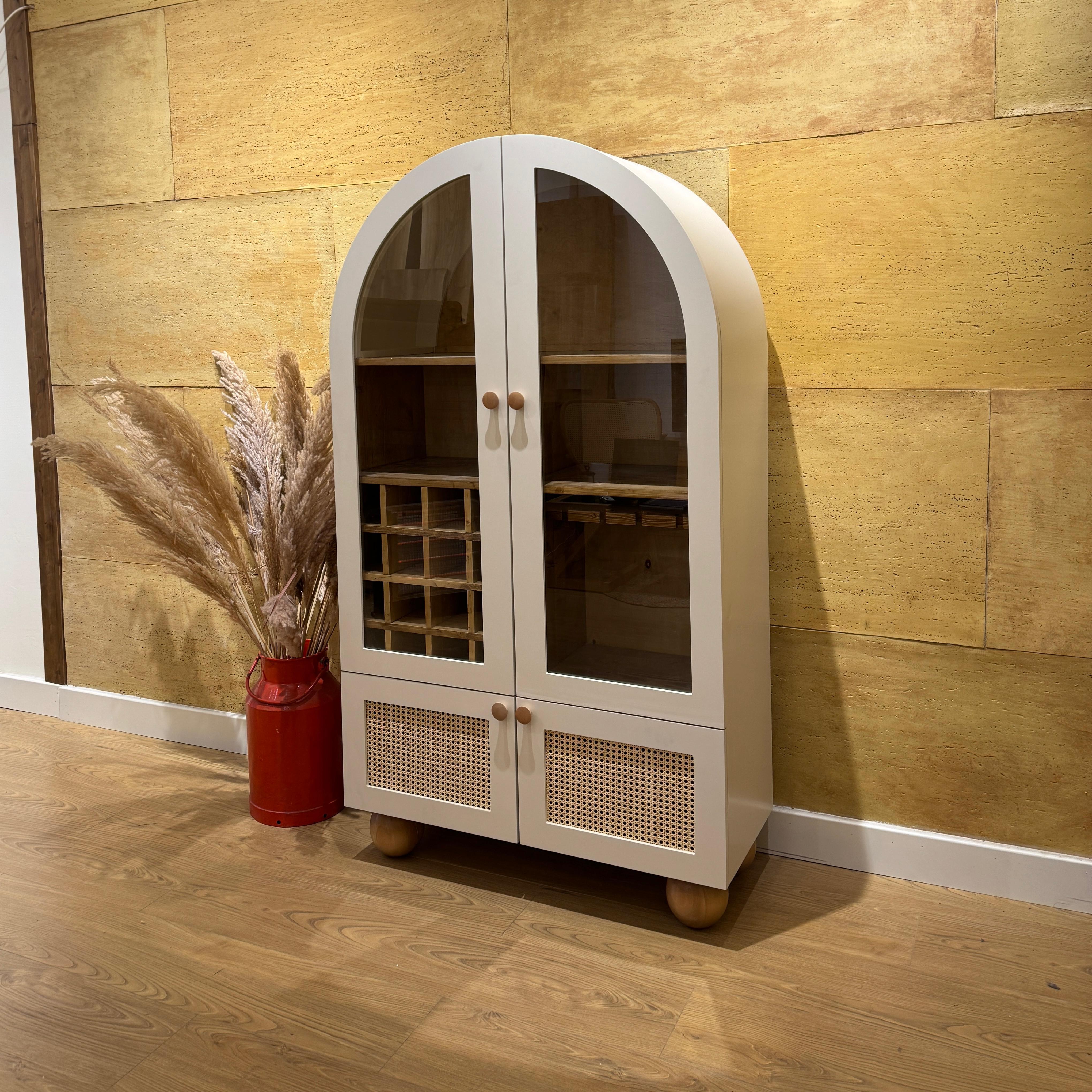 Etiwood Şaraplıklı Dome BüfeEtiwood Şaraplıklı Dome BüfeAhşap BüfelerEtiwood Şaraplıklı Dome Büfe