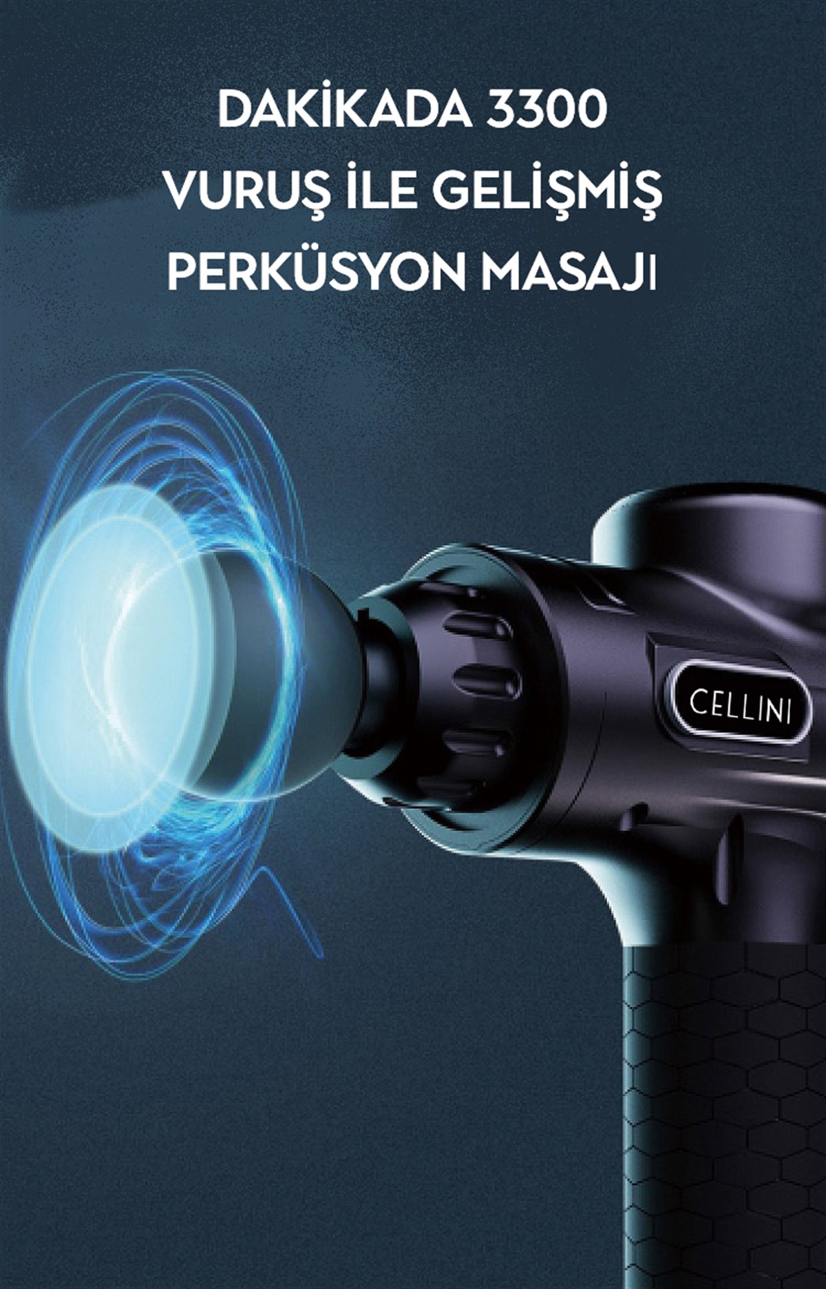 Cellini Masaj Tabancası Hypervolt