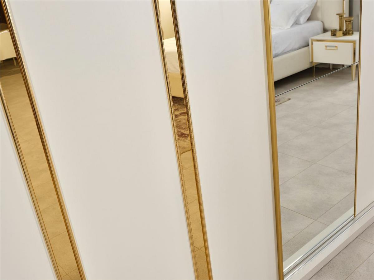 Alyans Sürgülü Yatak Odası Gold_luleburgaz_Ende Mobilya