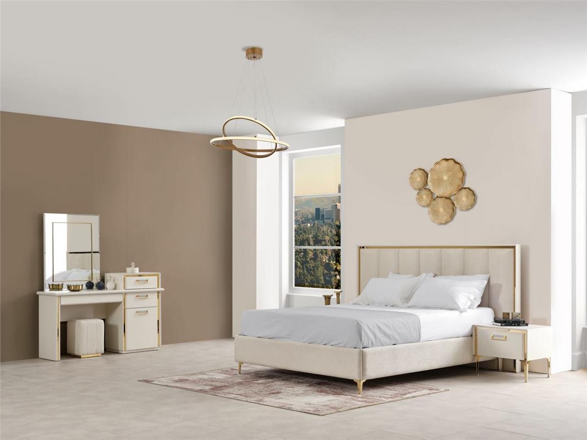Alyans Yatak Odası Gold_luleburgaz_Ende Mobilya