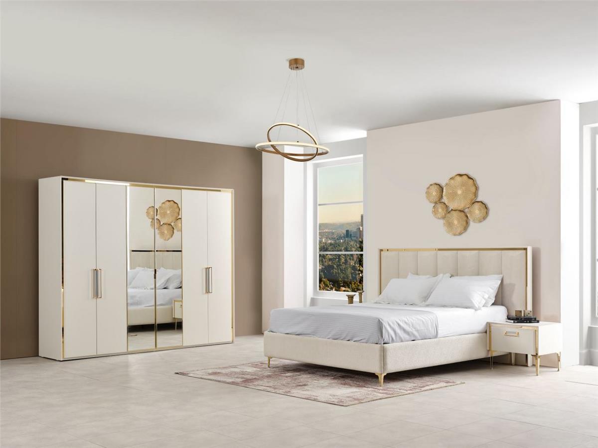 Alyans Yatak Odası Gold_luleburgaz_Ende Mobilya