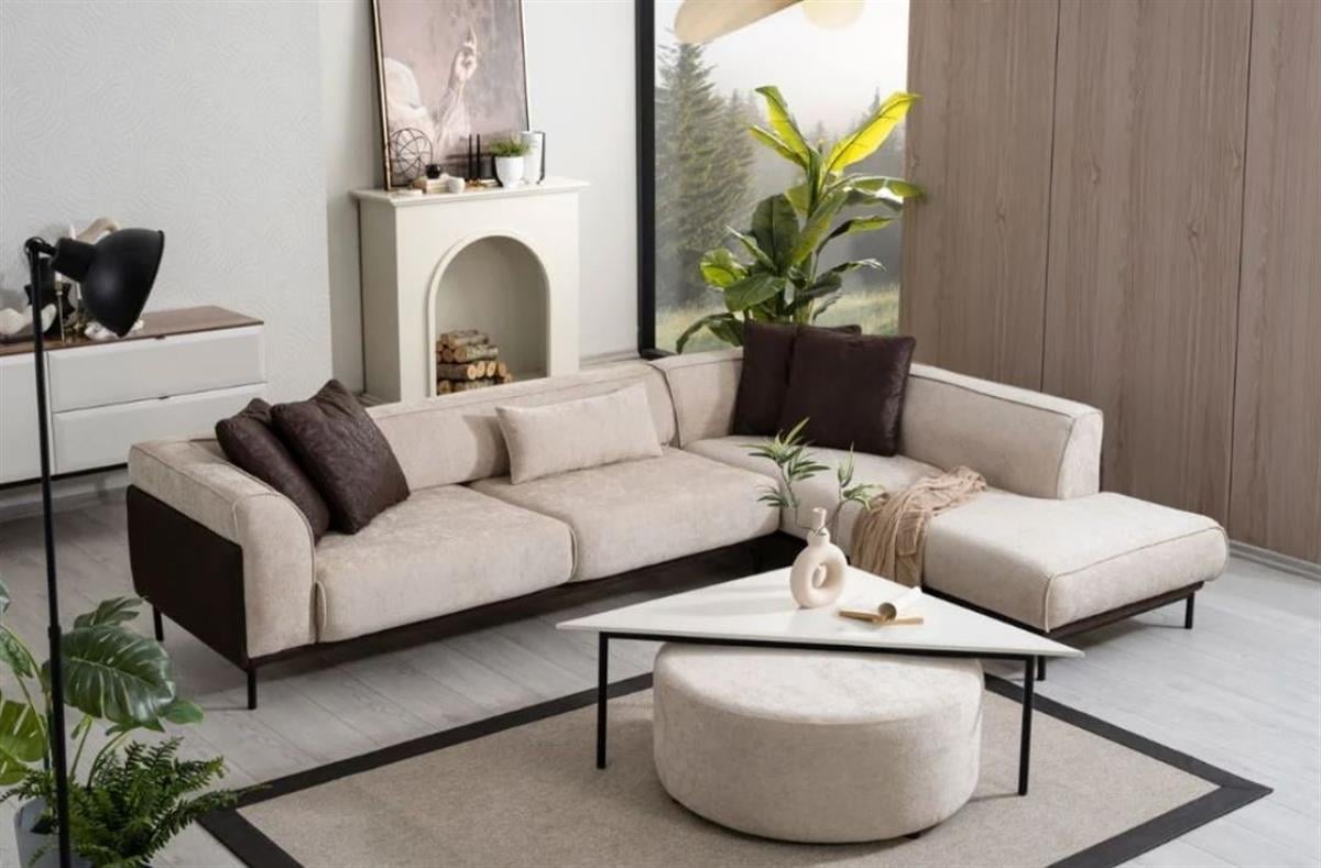 Beyaz Sectional Set