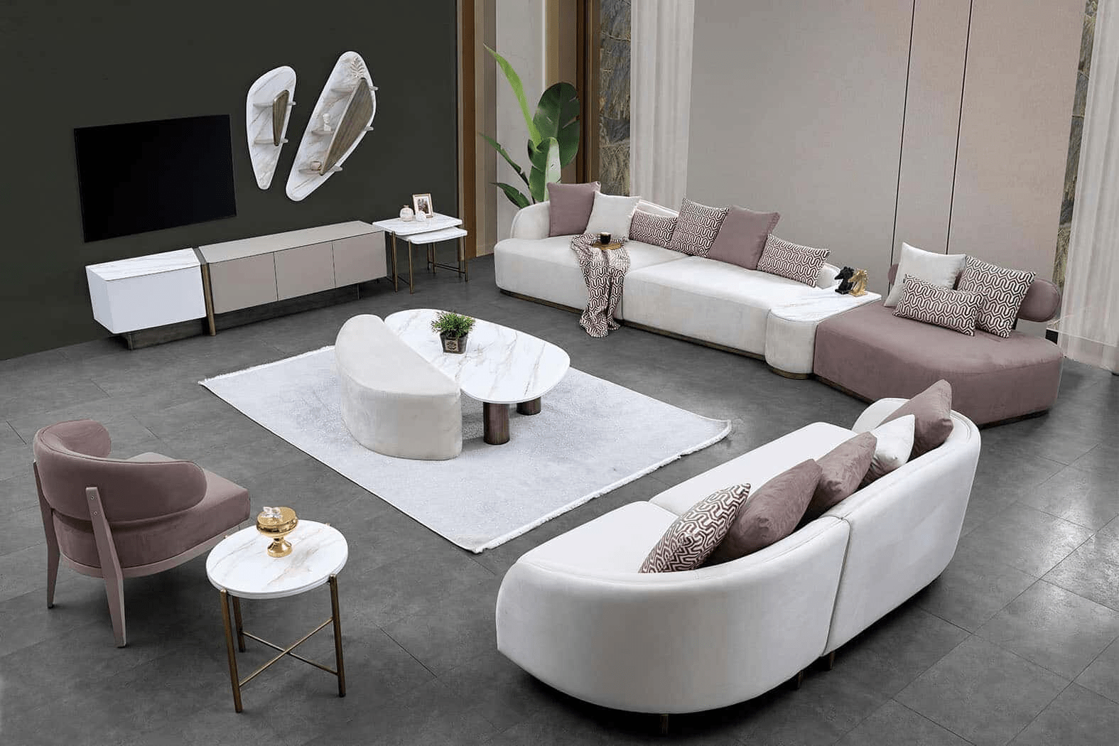 Defne Sofa Set