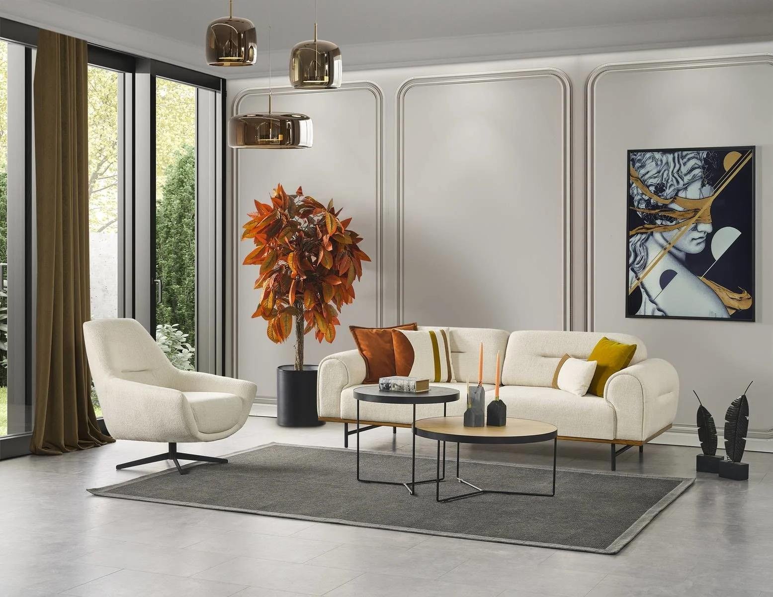 Madrid Sofa Set