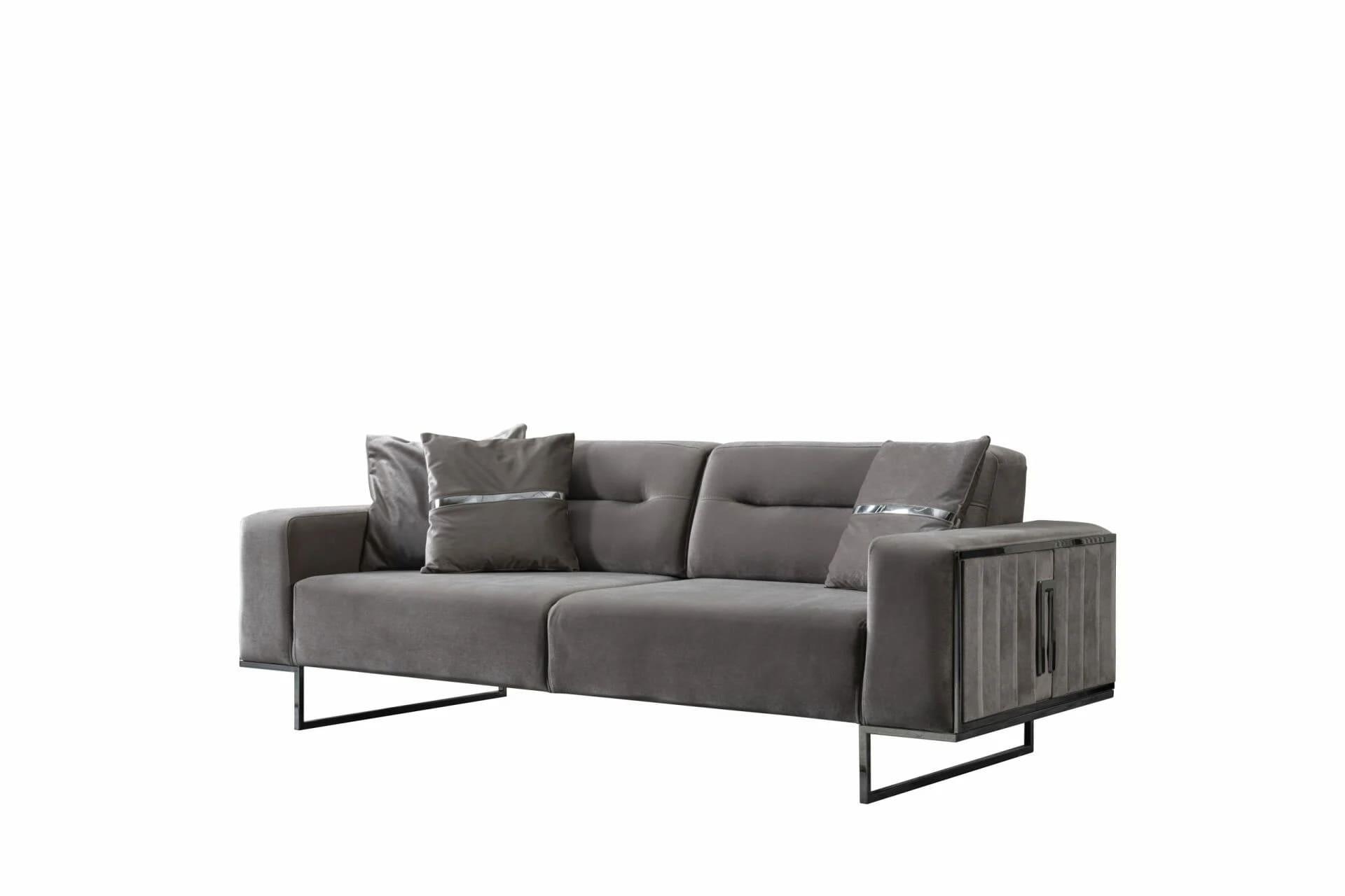 Modern Grey Sofa Set
