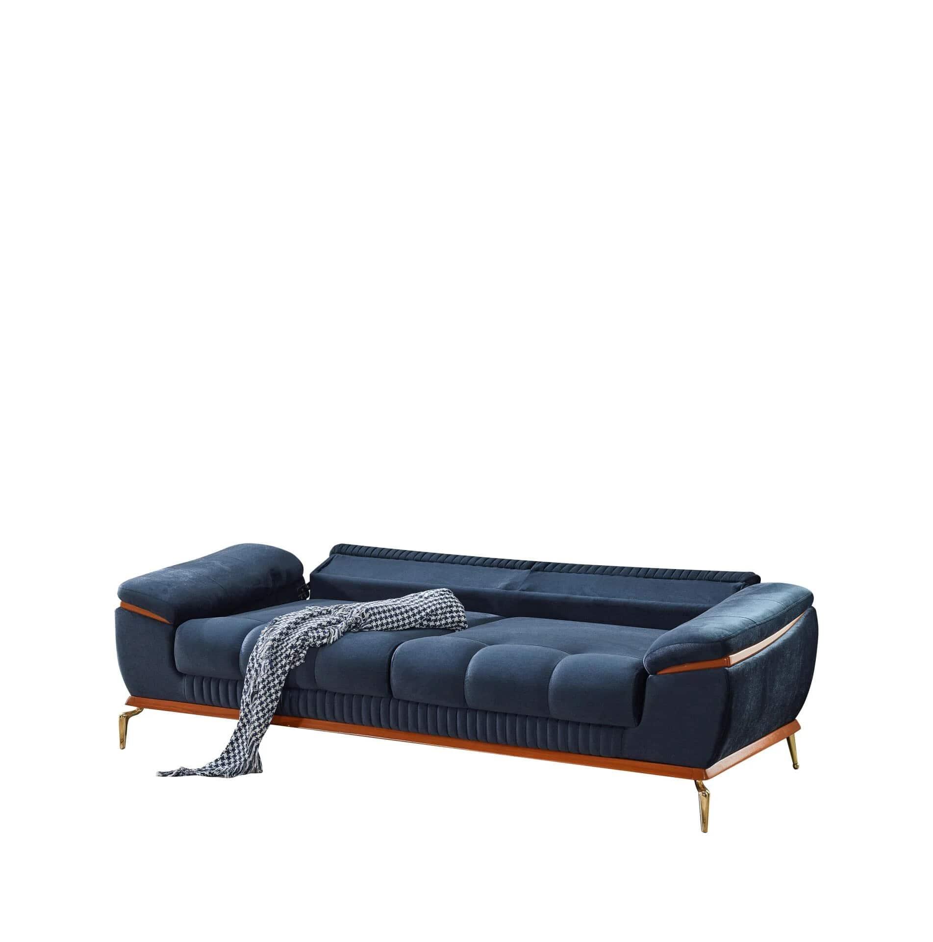 Nero Chrome Sofa Set