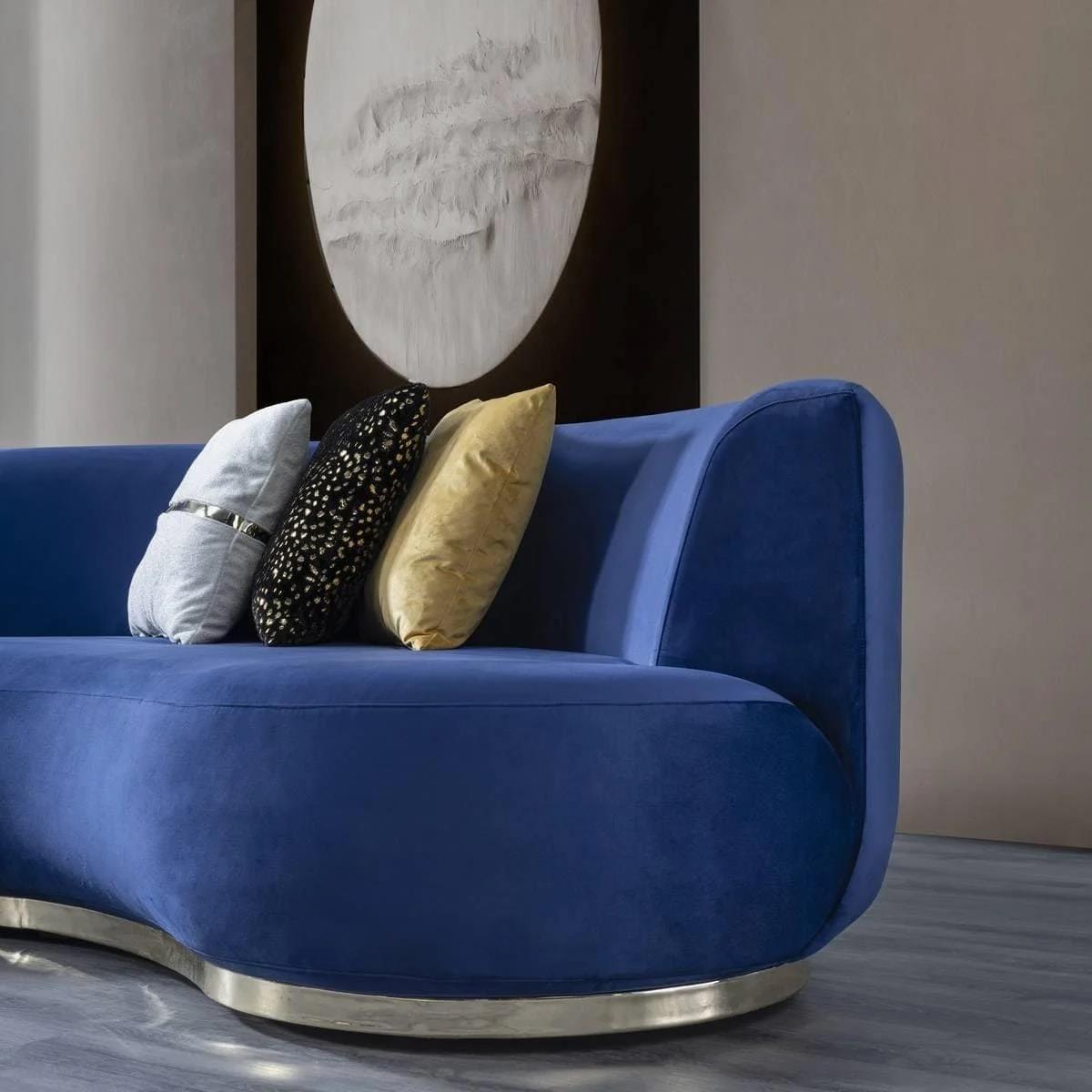 Retro Blue Sofa Set