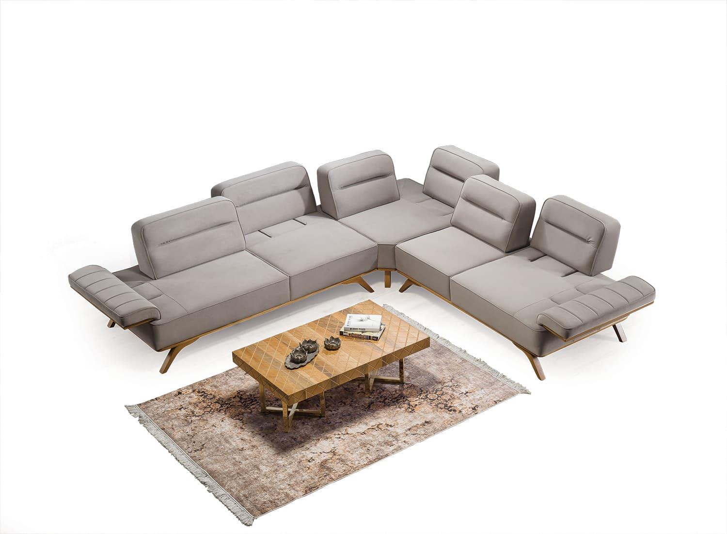 Silver Bordo Köşe Takımı