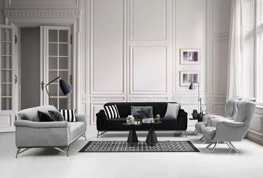 Titanium Sofa Set