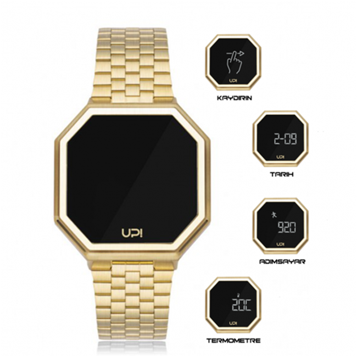 UPWATCH EDGE MATTE GOLD +
