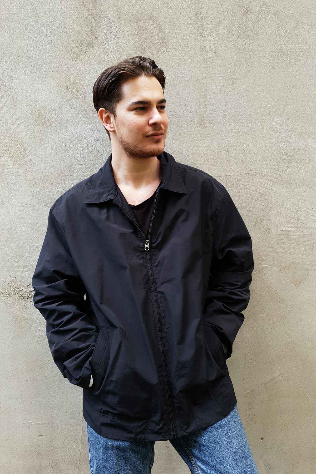 Gap Vintage Siyah Mevsimlik Mont