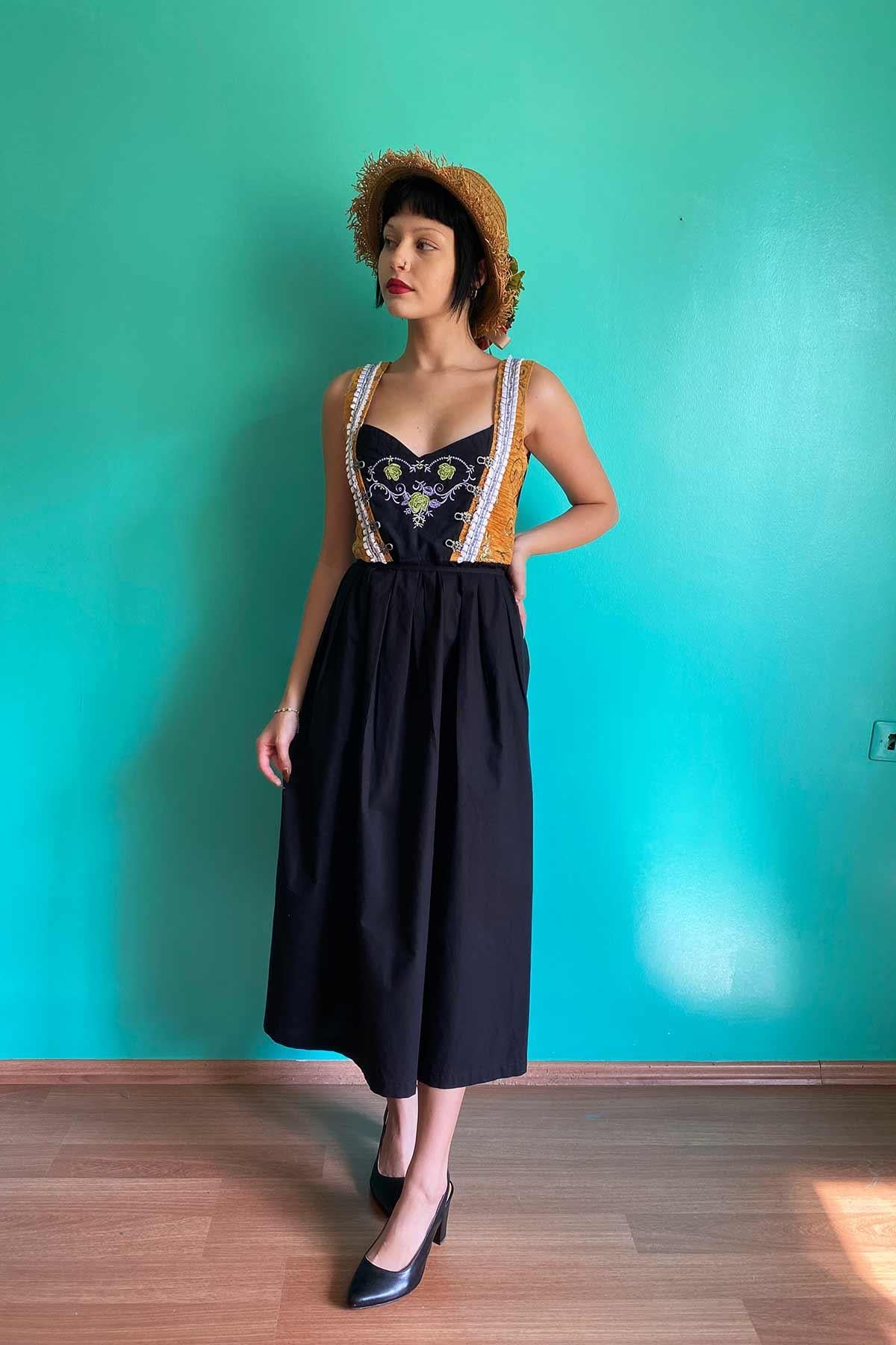 Vintage Bavyera Elbise