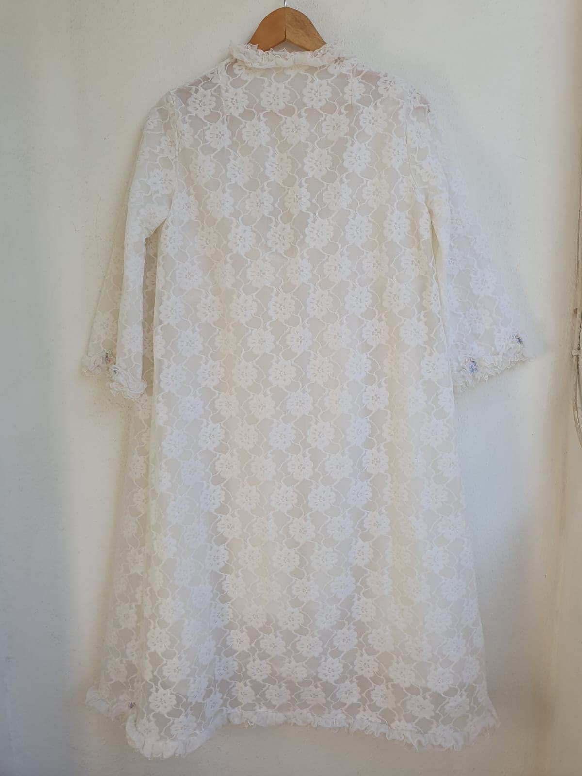 Vintage Beyaz Elbise 