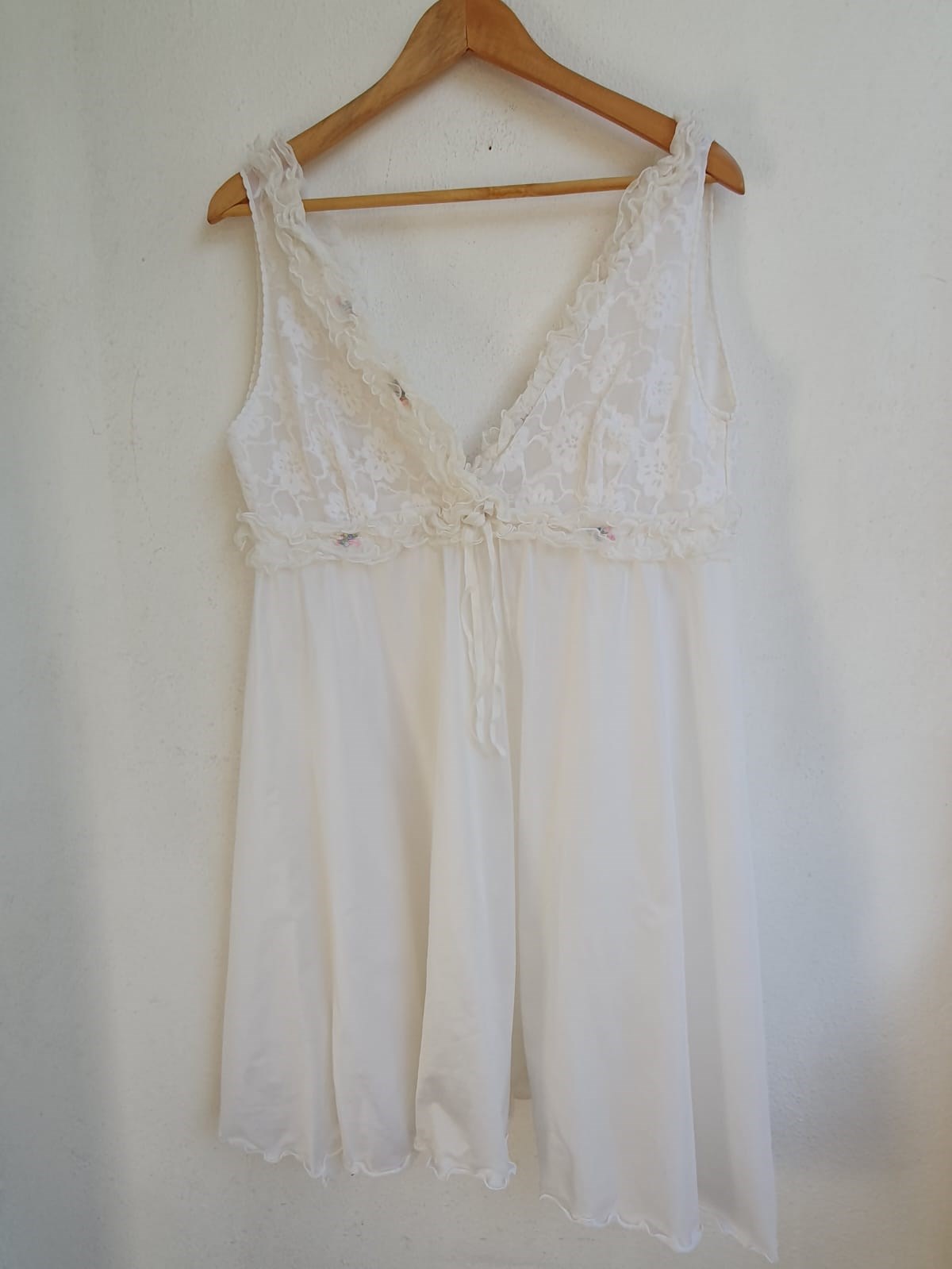 Vintage Beyaz Elbise 