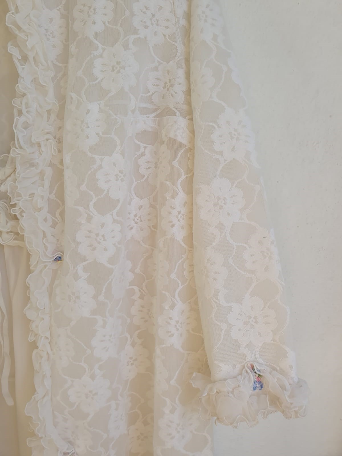 Vintage Beyaz Elbise 