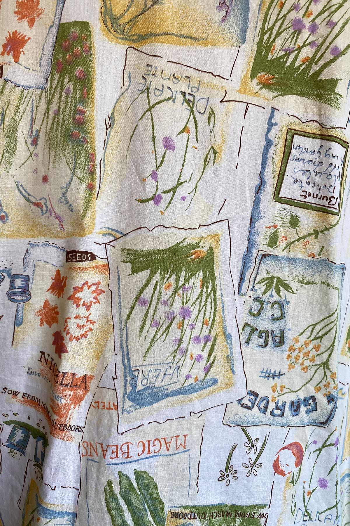 Vintage Desenli Cotton Gömlek