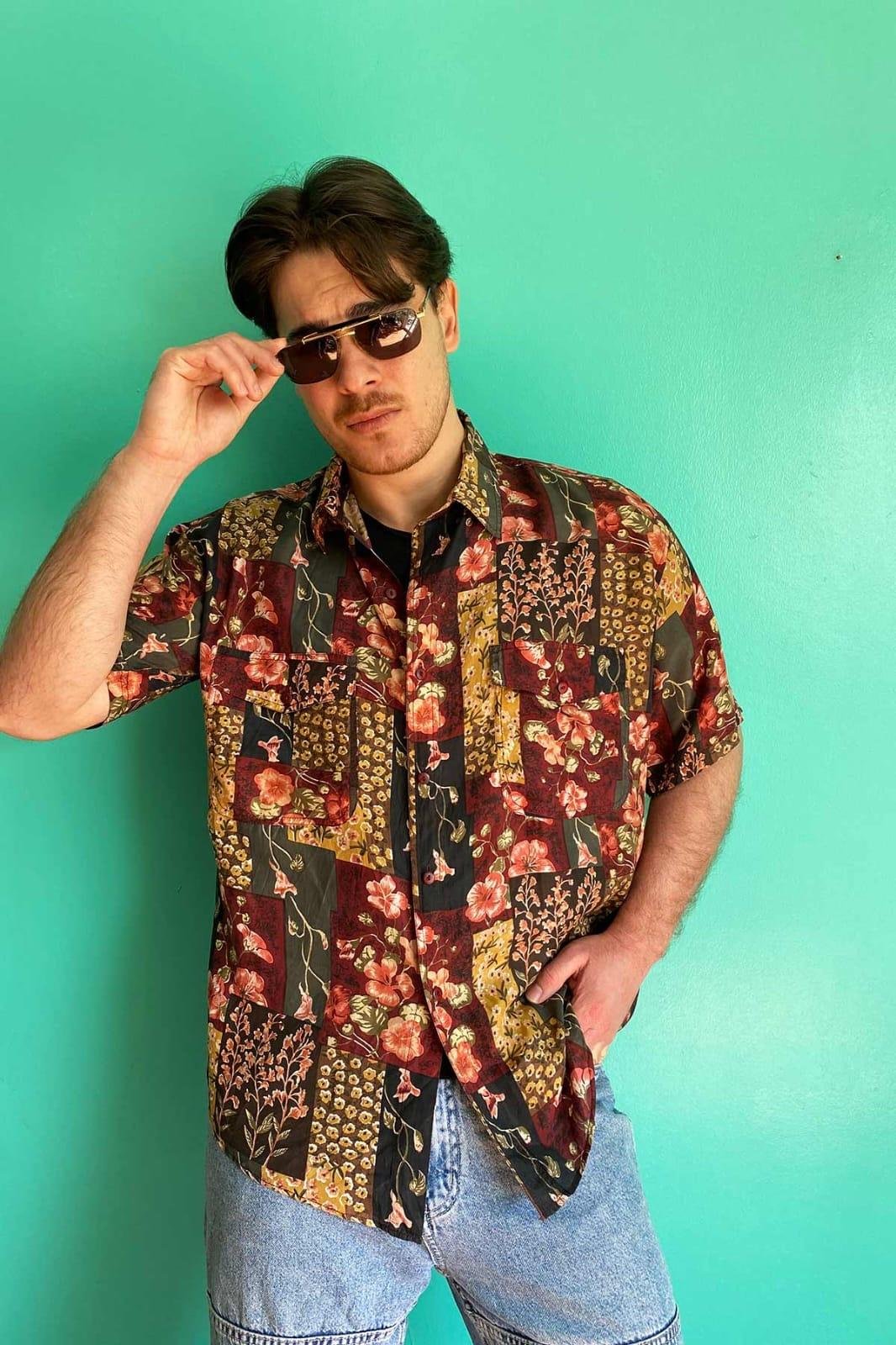 Vintage İpek Gömlek