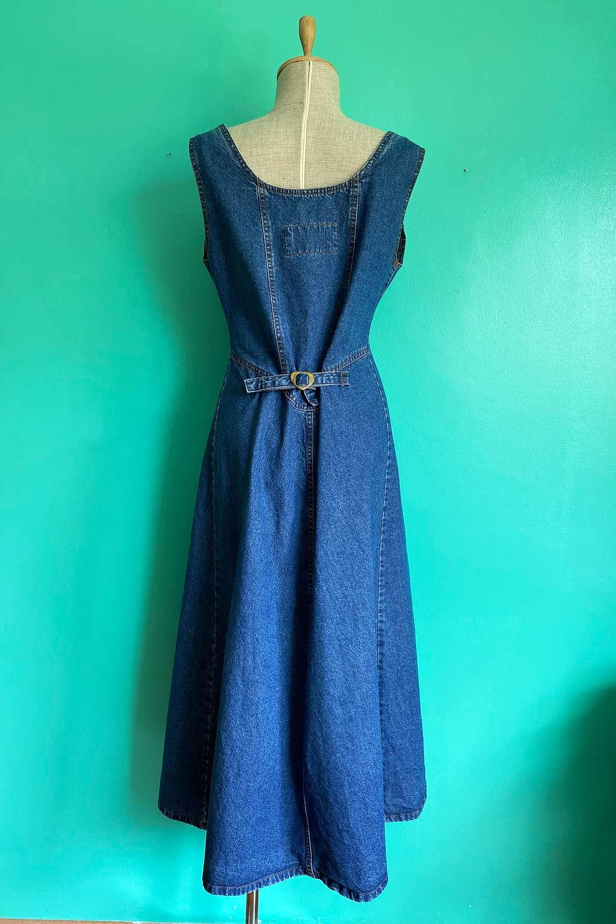 Vintage Kot Elbise