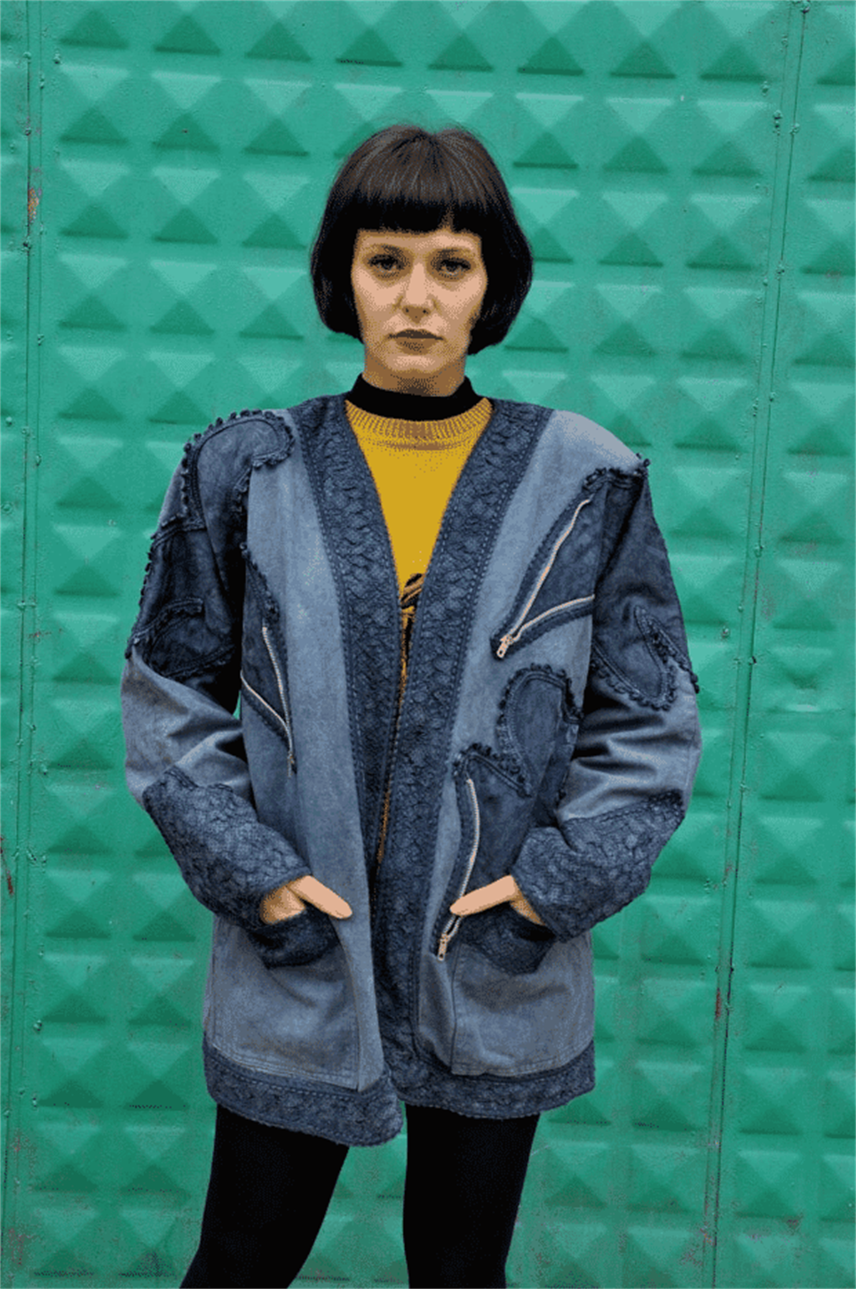 vintage kot mont